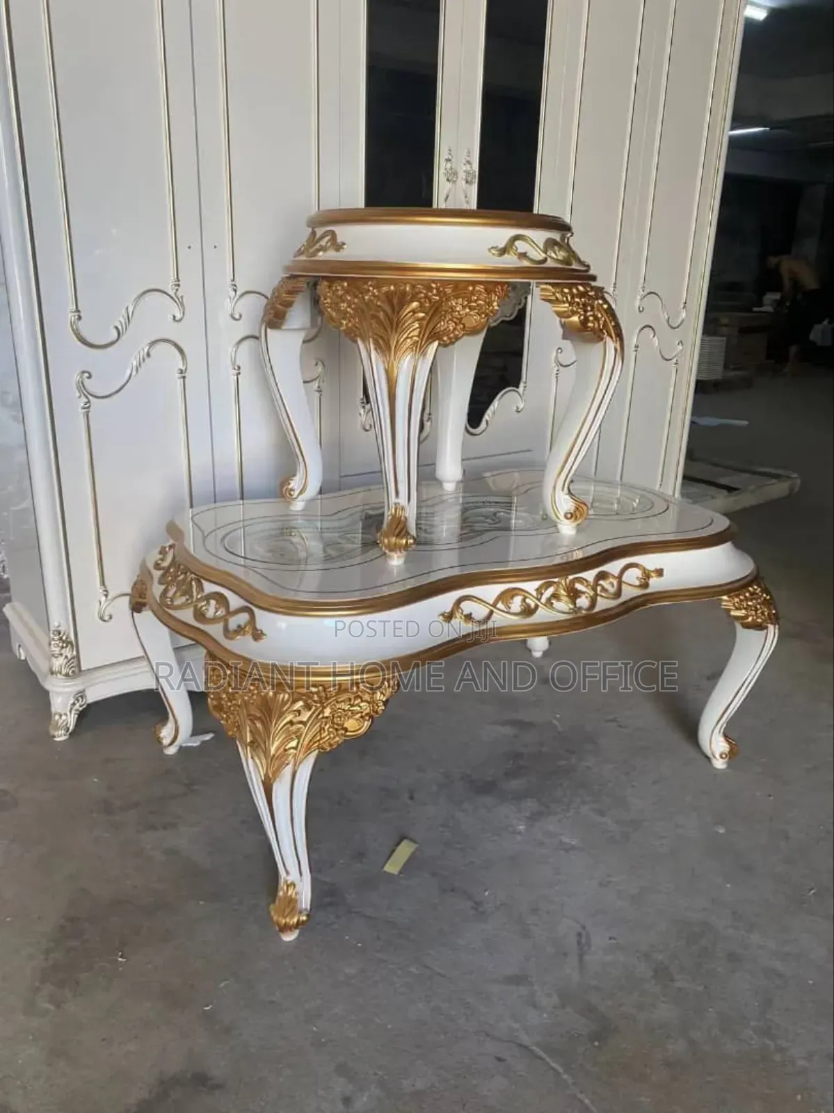 Luxury Imported Center Table and 2side Stools
