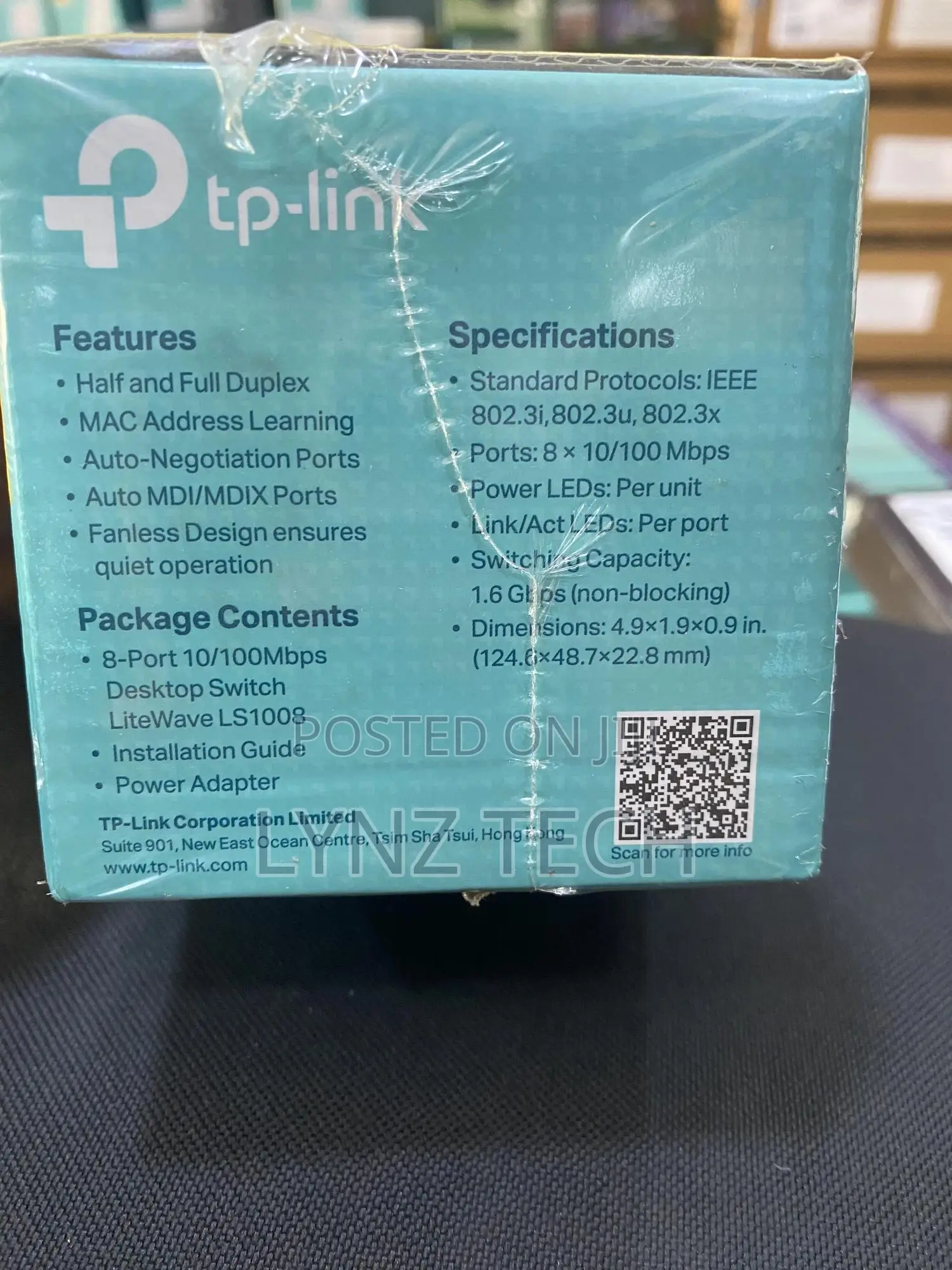 Tp-Link 8-Port 10/100mbps Desktop Switch
