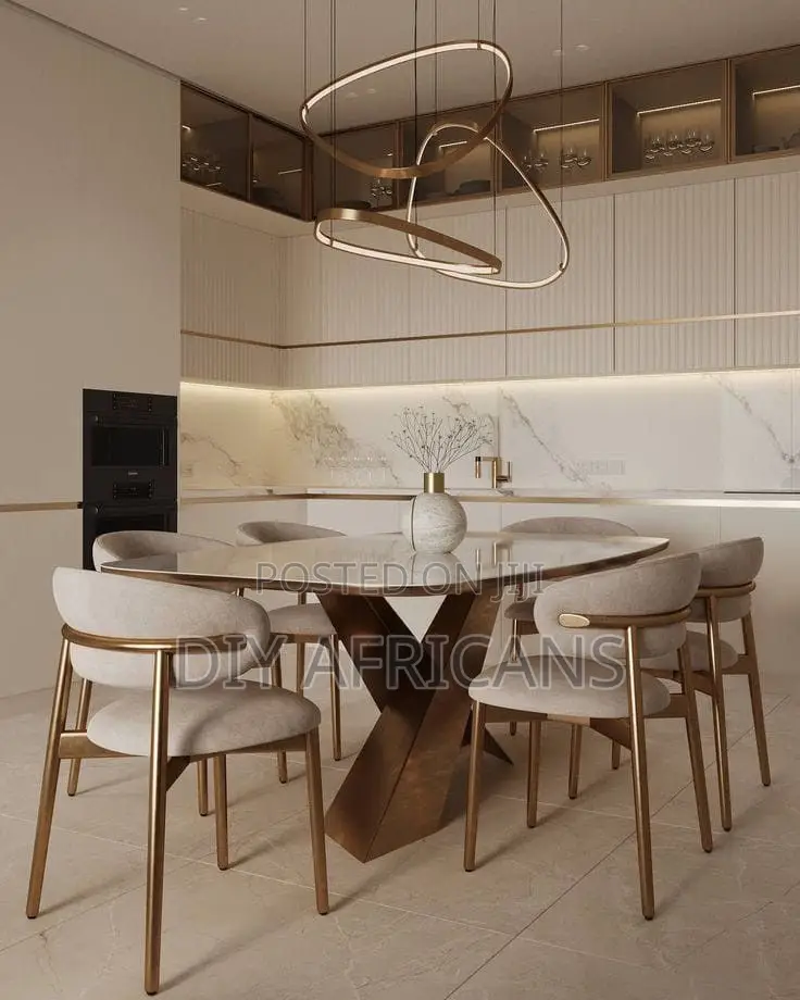 Modern Marble Table Set -- Durable, Stylish, Affordable
