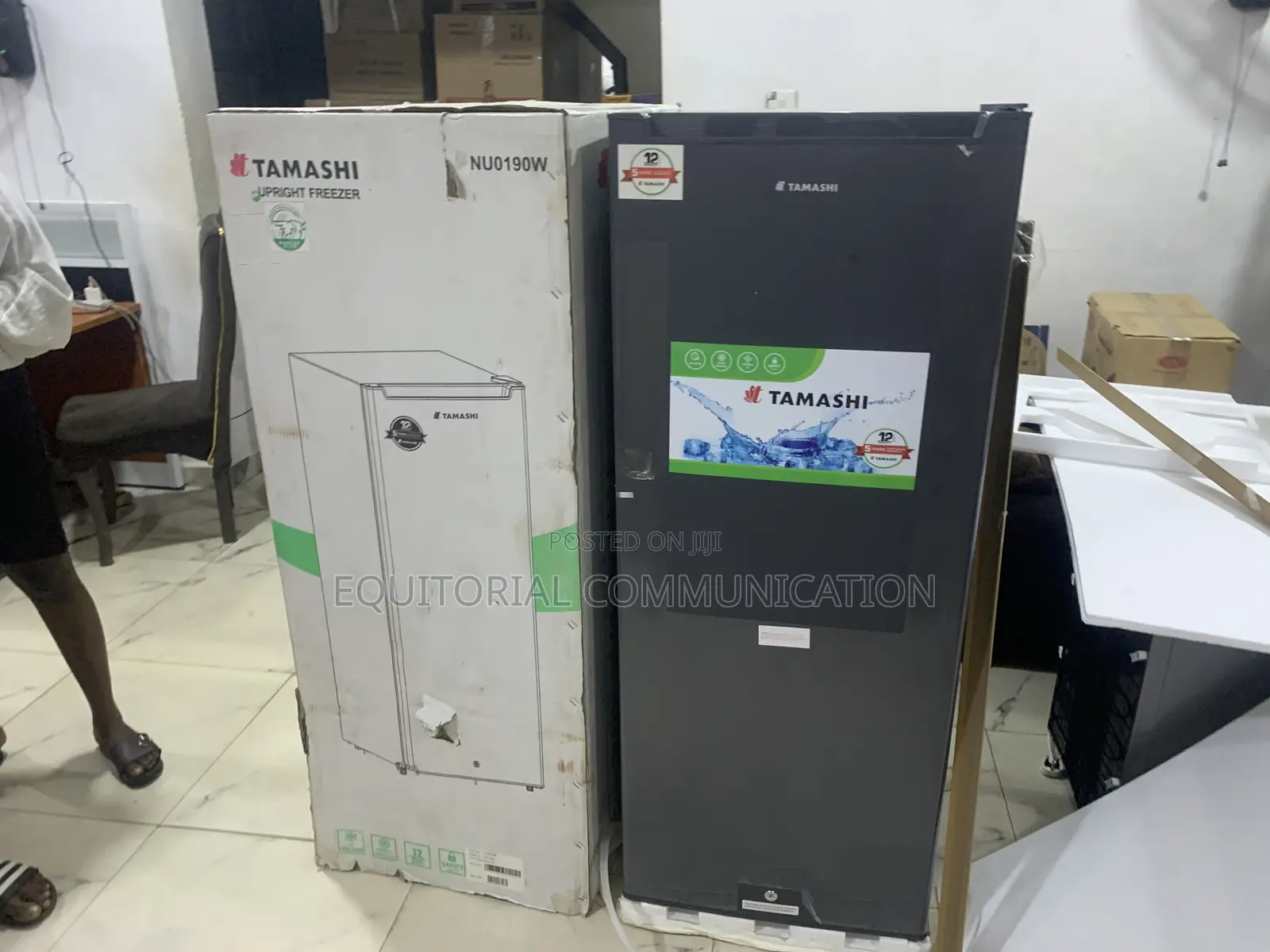 Tamashi Nuo190w Low Noise Upright Refrigerator