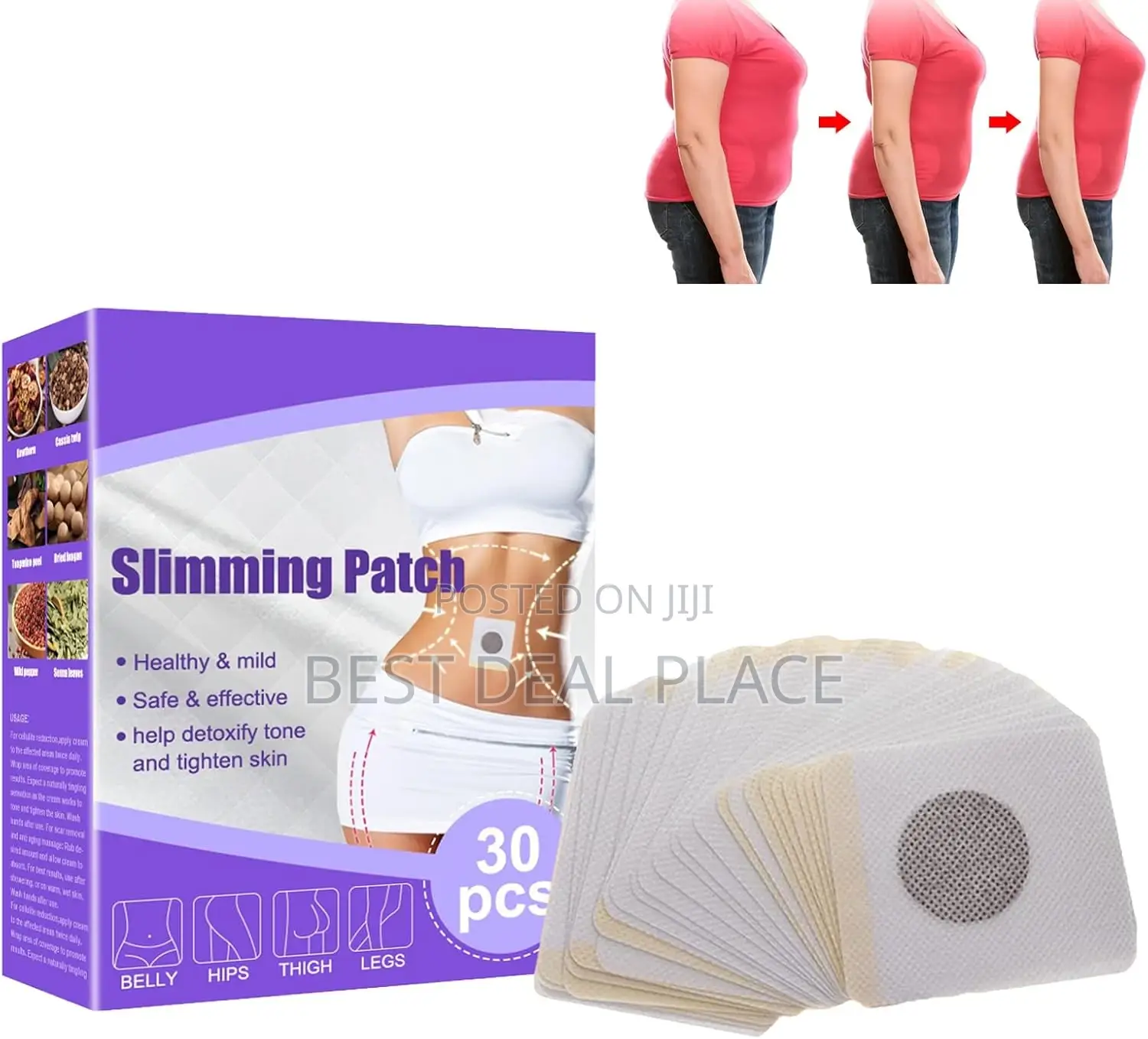 Slimming Belly Fat Burning Weight Loss Navel Patch