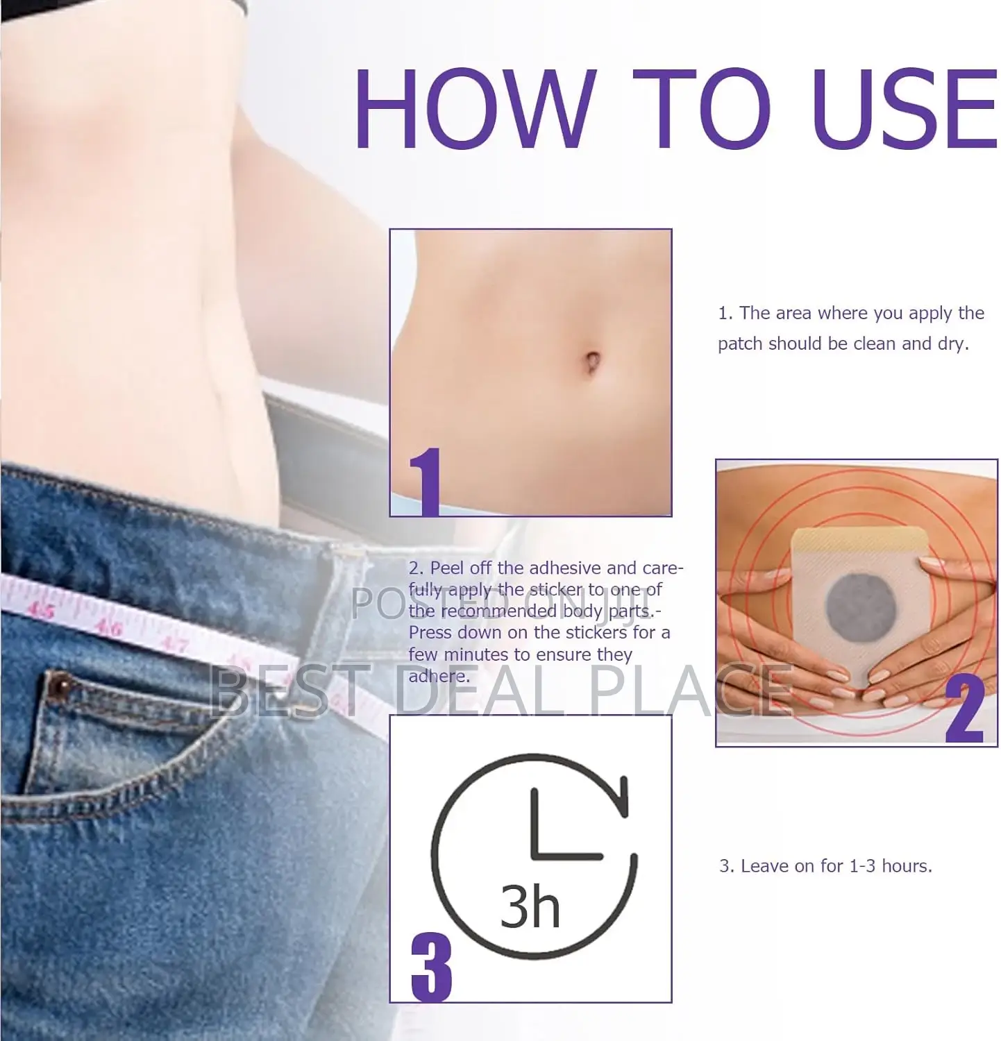 Slimming Belly Fat Burning Weight Loss Navel Patch
