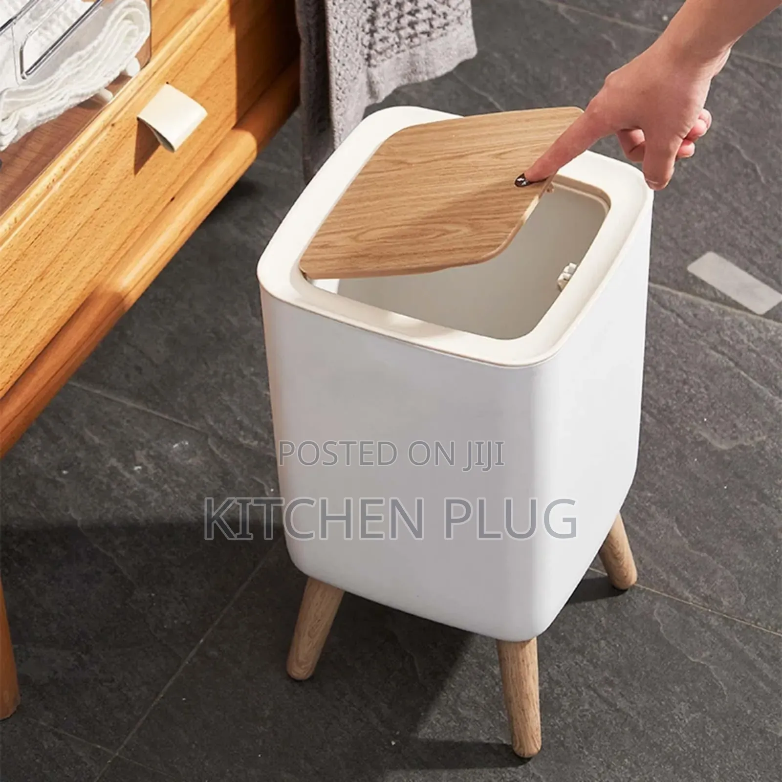 10 Litre Stylish Trash Bin 『 Plastic 』
