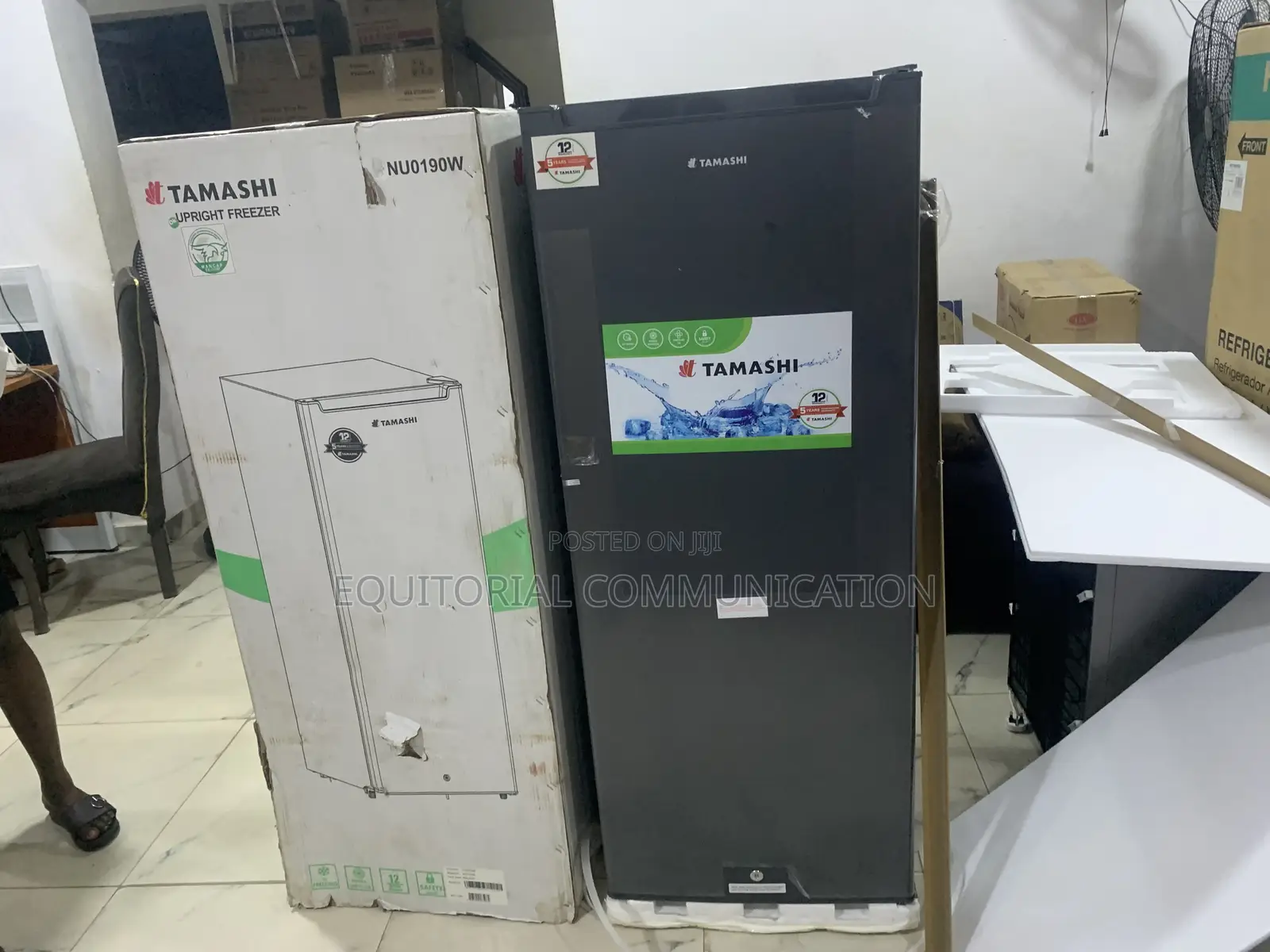 Tamashi Nuo190w Upright Refrigerator With Durable Build