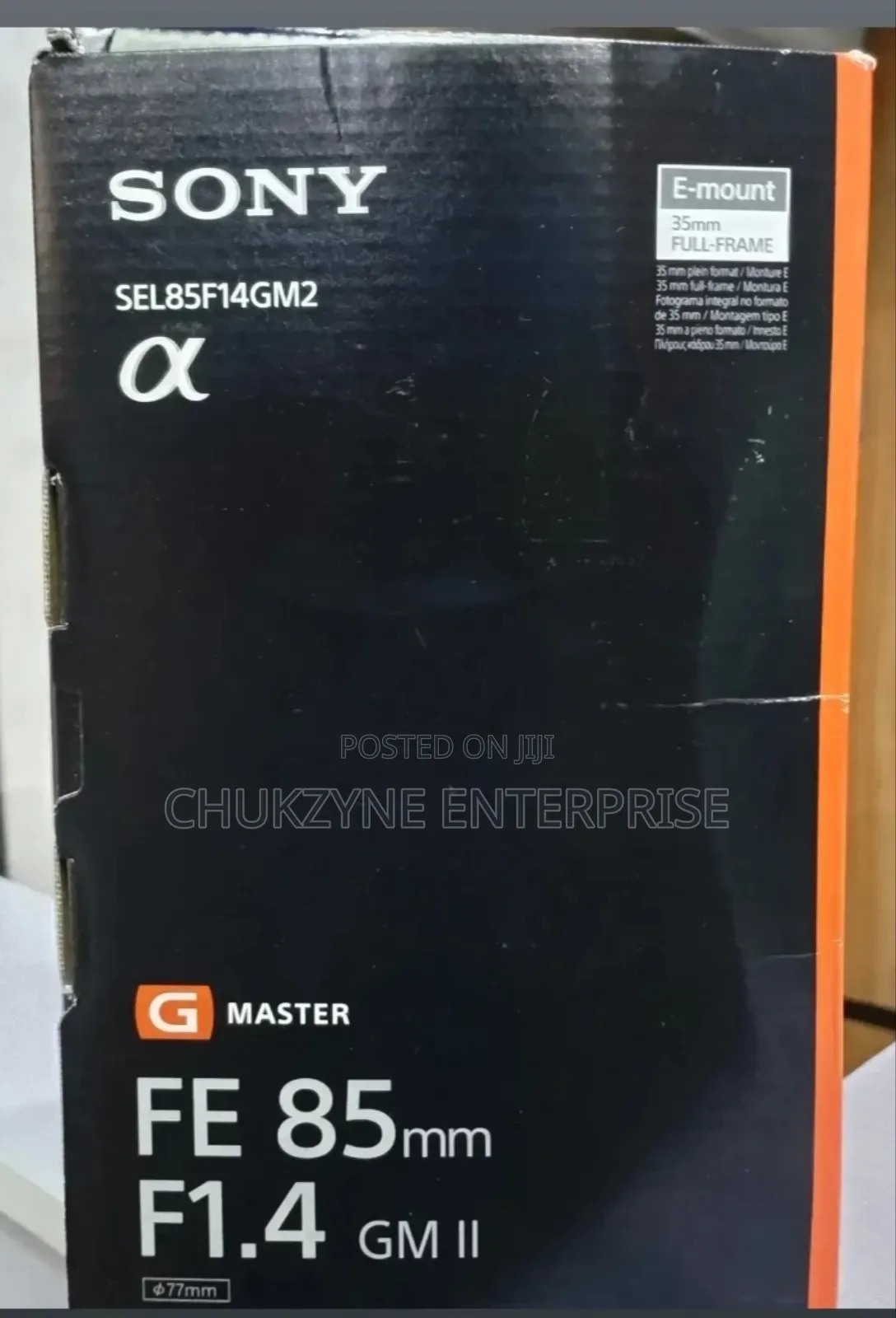 Sony Fe 85mm F1.4