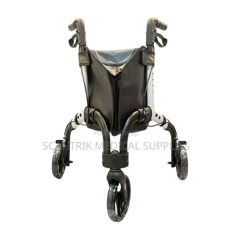 Compact 3-Wheeled Rollator for Comfortable Daily Mobility