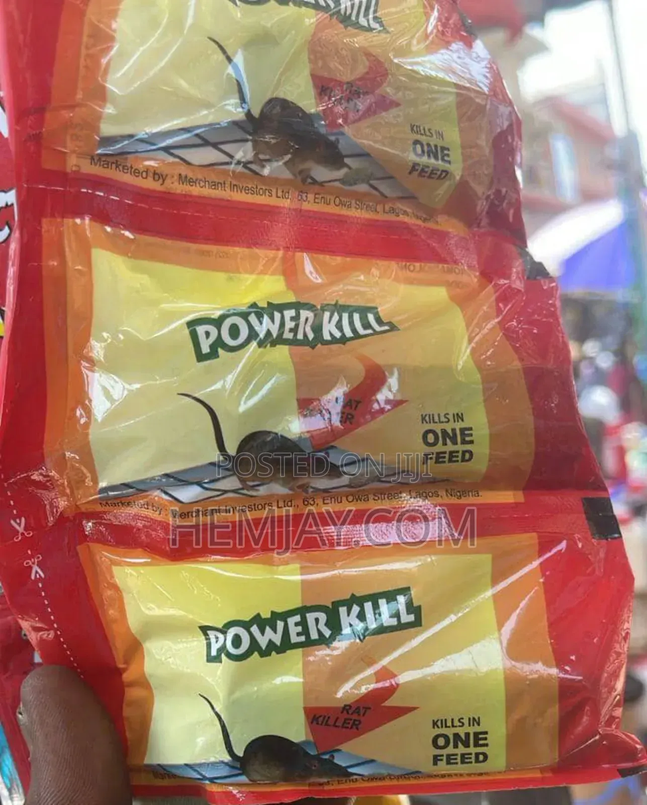 1 Insecticide Spray + 3pcs Rat Poison. (Deadliest Poison)