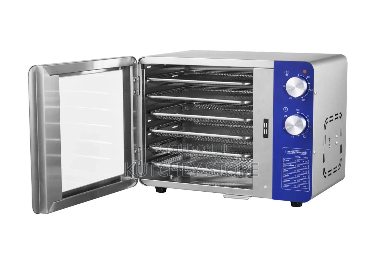Raylux 6 Trays Powerdry Food Grade Stainless Steel Dehydrator