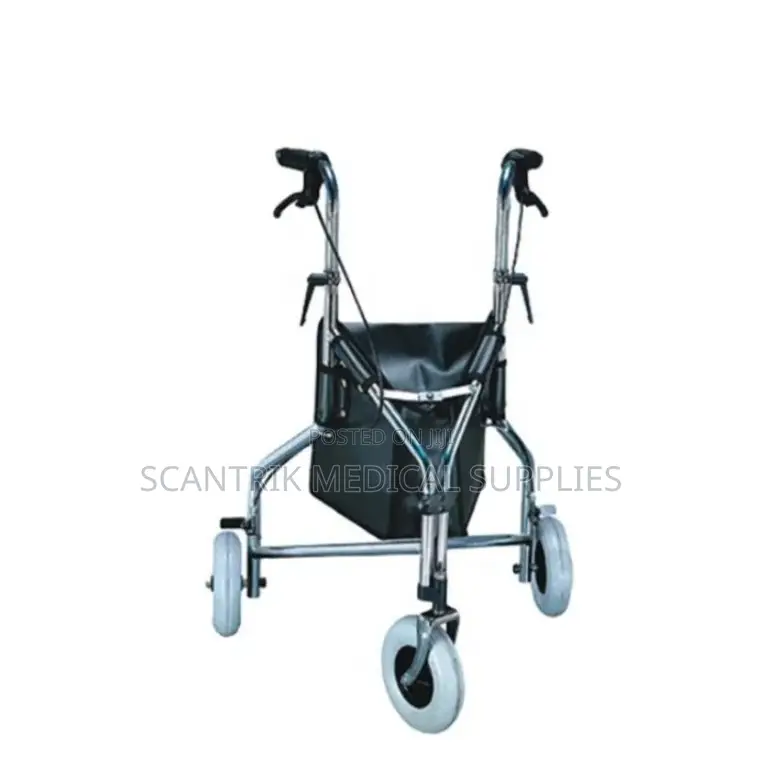 3-Wheeled Tri-Walker Rollator for Safe Daily Movement