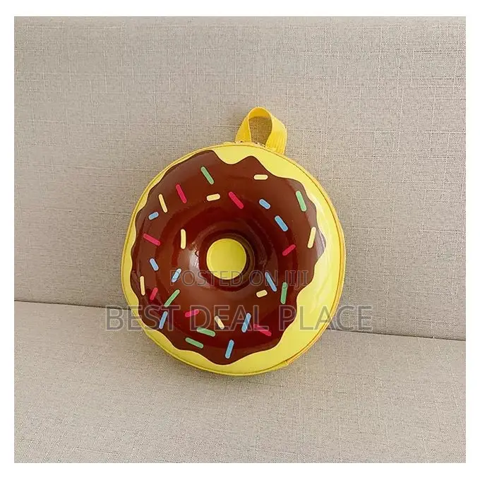 Children Cute Donut School Backpack Bag - Waterproof