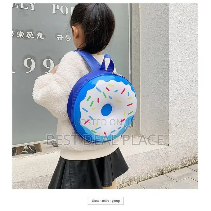 Donut Rainbow Backpack Kids School Book Bag Casual Bagpack