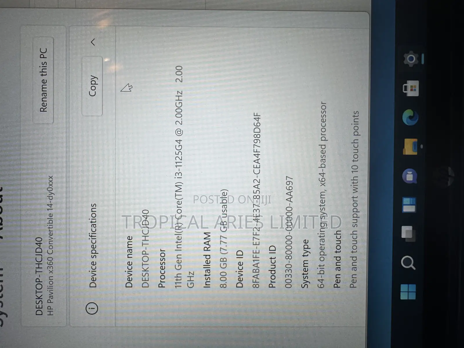 Laptop HP Pavilion 14 8GB Intel Core i3 SSD 256GB