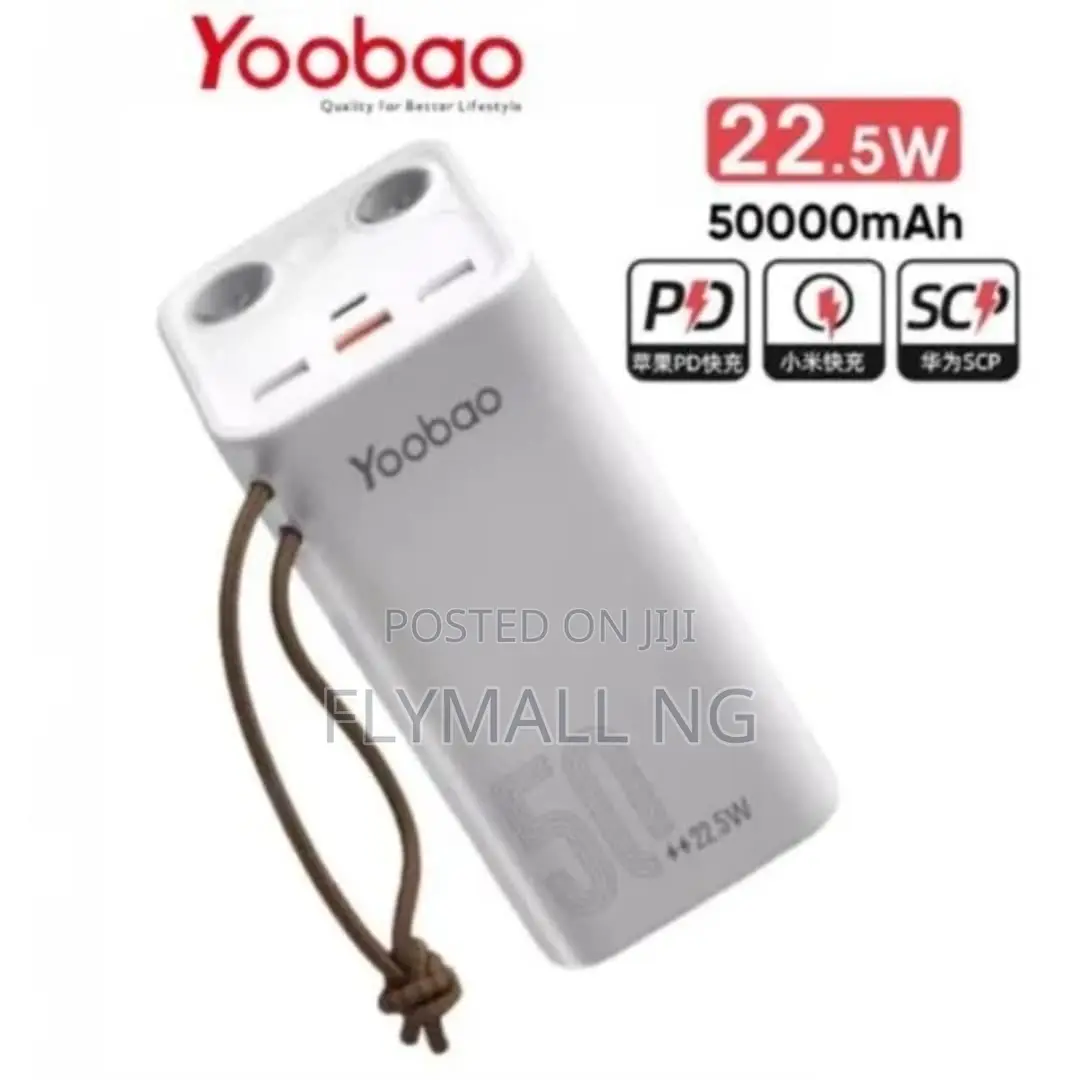 Yoobao 50000mah Ultra Fast Charging 185wh Power Bank
