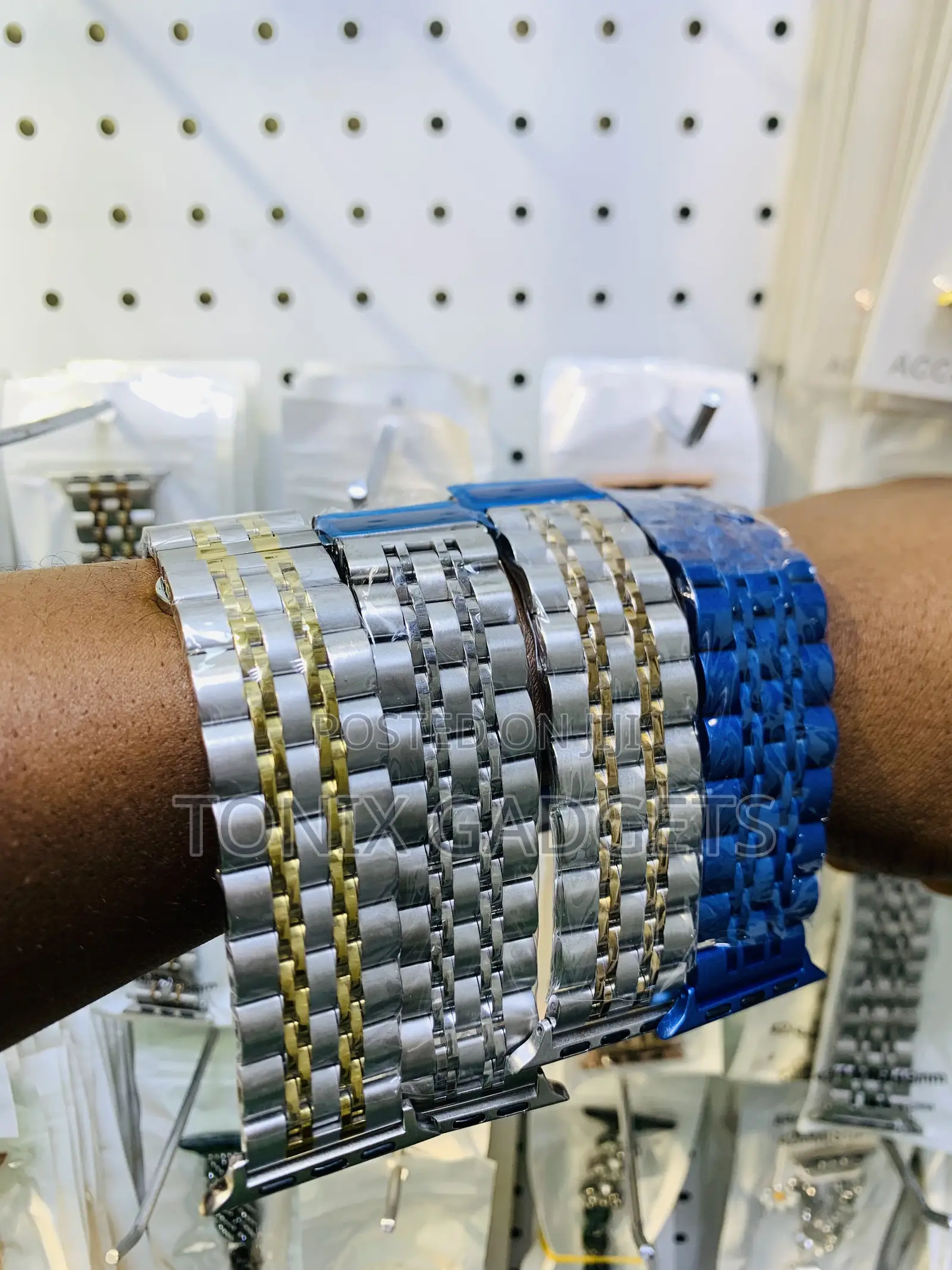 Original Rolex Chain Strap for Iwatch/Smartwatches (42-49mm)