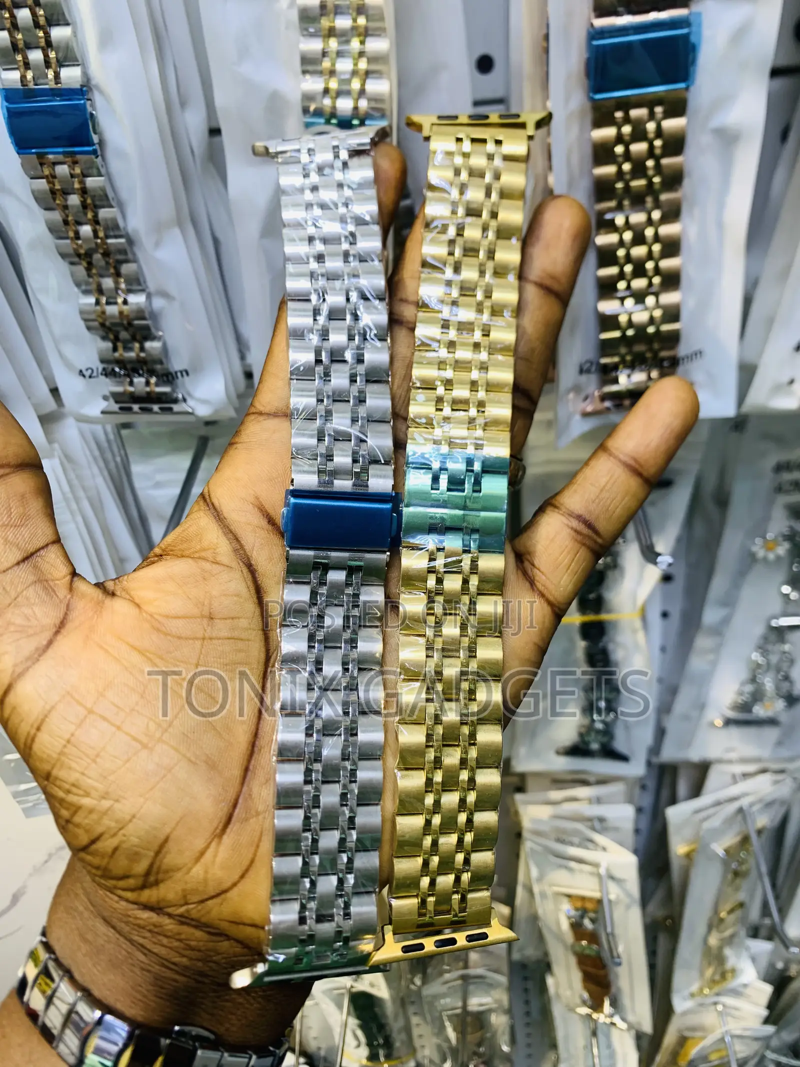 Original Rolex Chain Strap for Iwatch/Smartwatches (42-49mm)