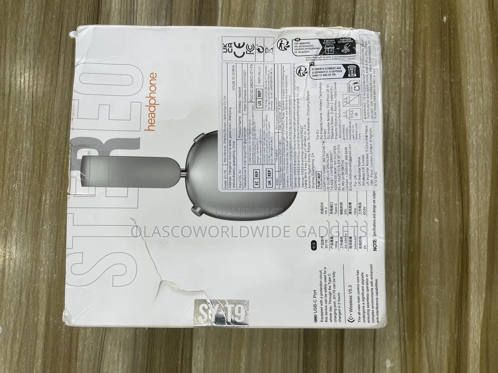 Brand New Wireless Stereo Headphones Sy -T9 Available