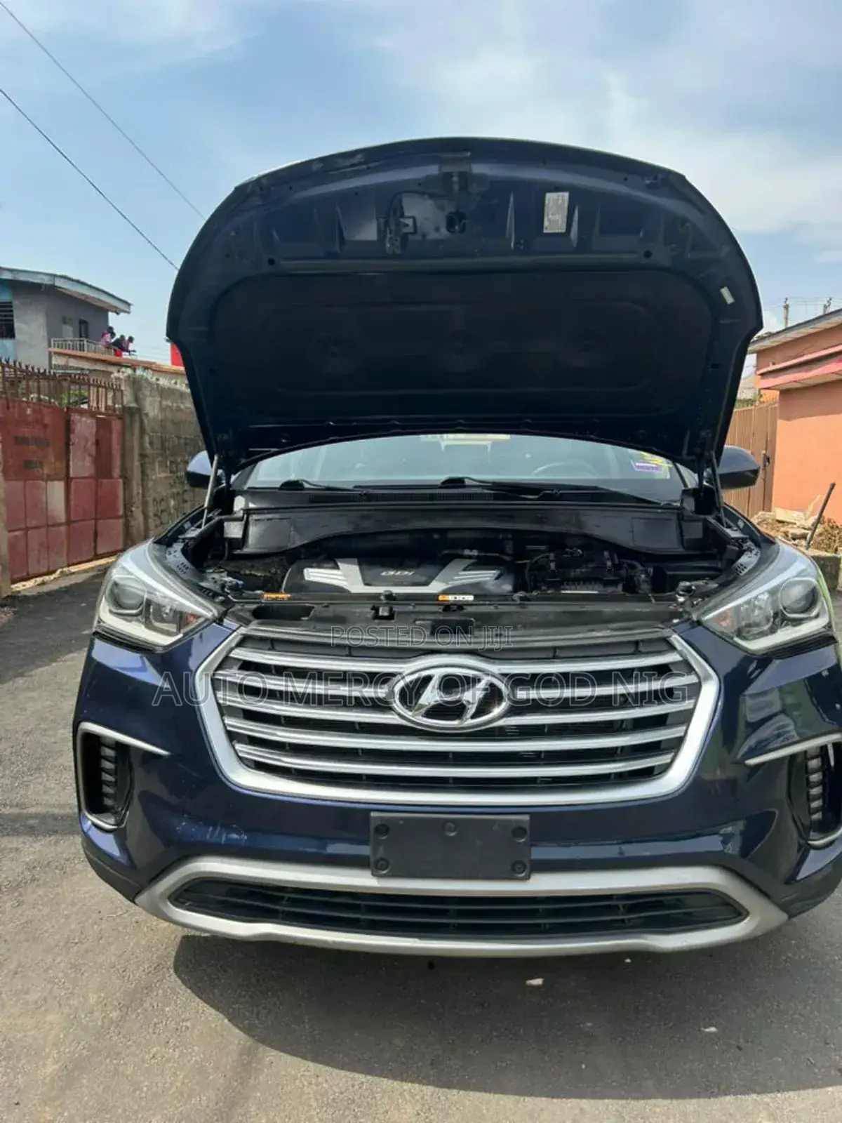 Hyundai Santa Fe SE AWD 2017 Blue