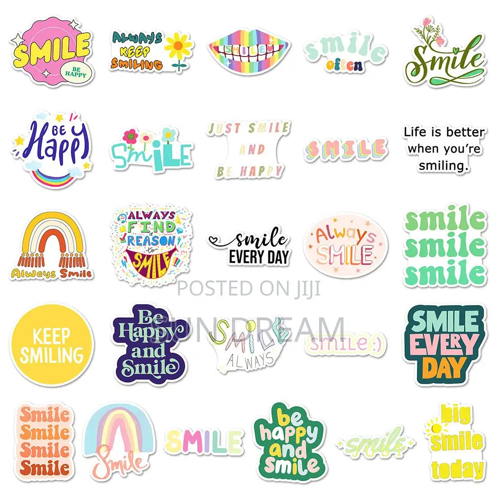 50 Pieces Self-Esteem Stickers Positive Stickers Home Decoration