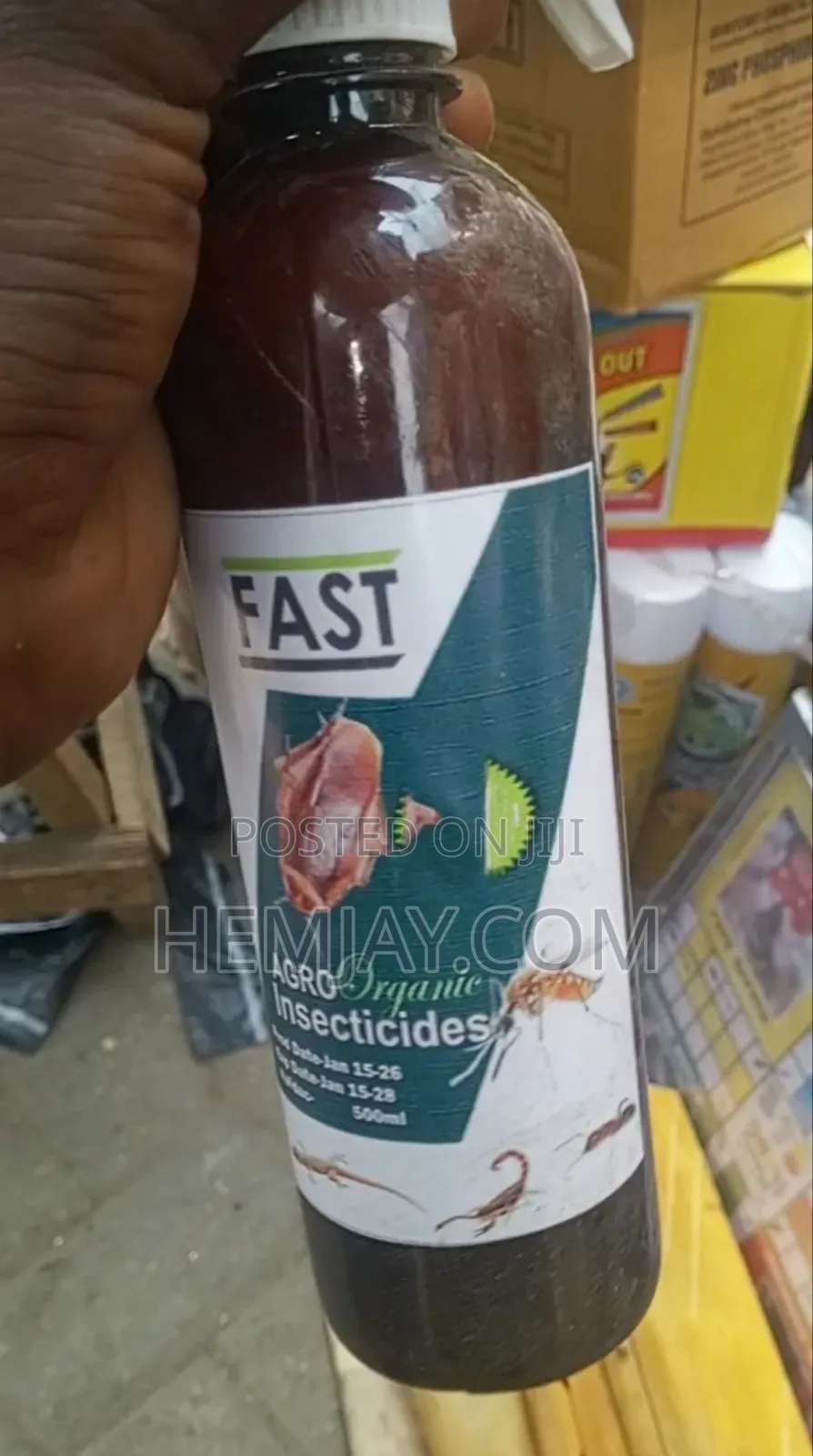 1 Insecticide Spray + 3pcs Rat Poison. (Deadliest Poison)