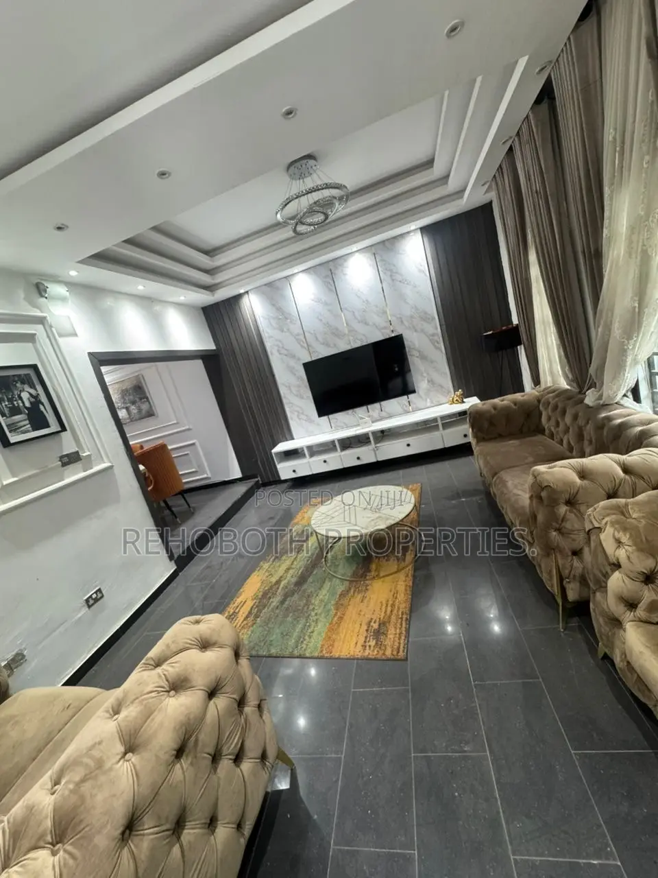 Furnished 4bdrm Duplex in Oladosu Street, for rent