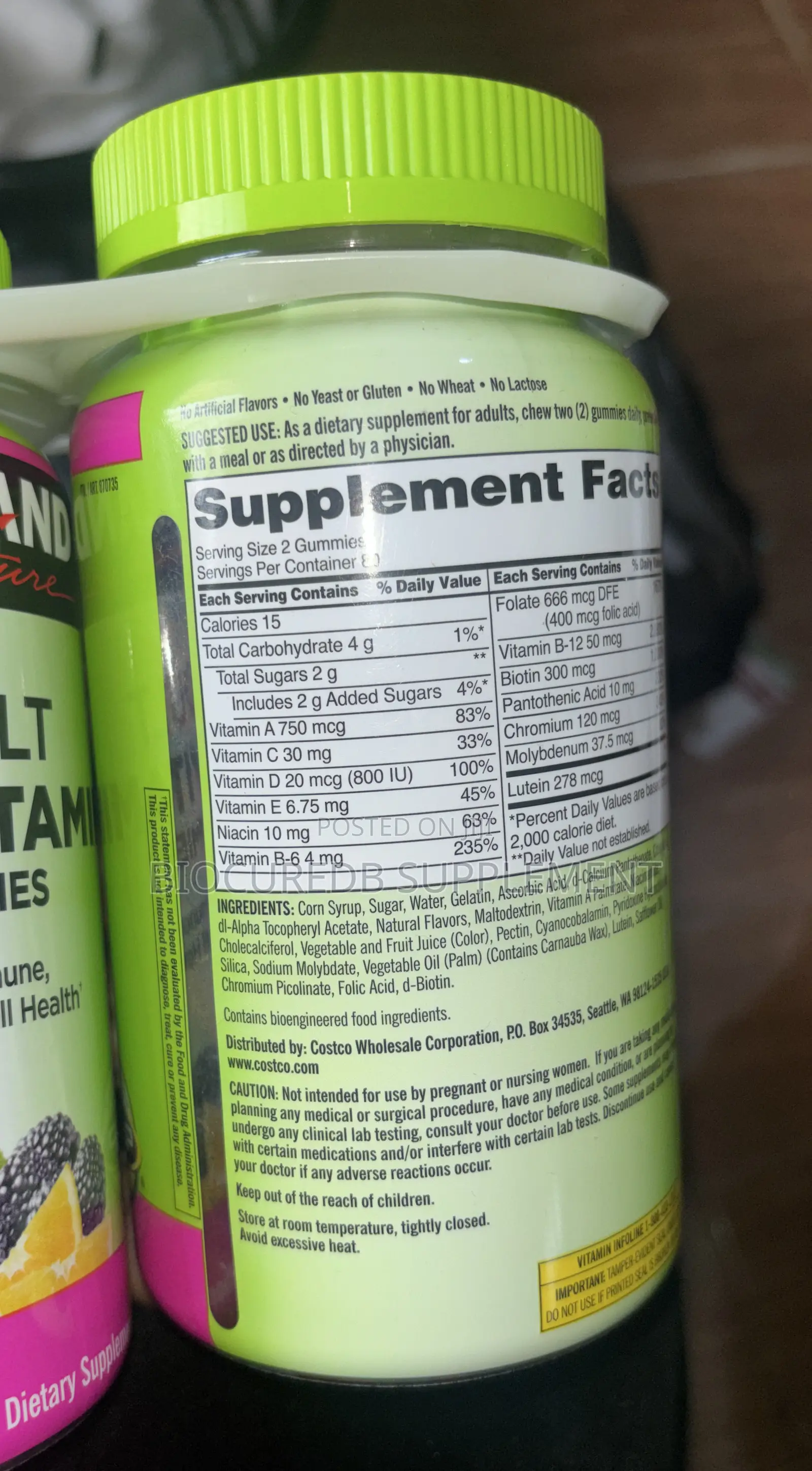 Adult Multivitamin 160 Gummies