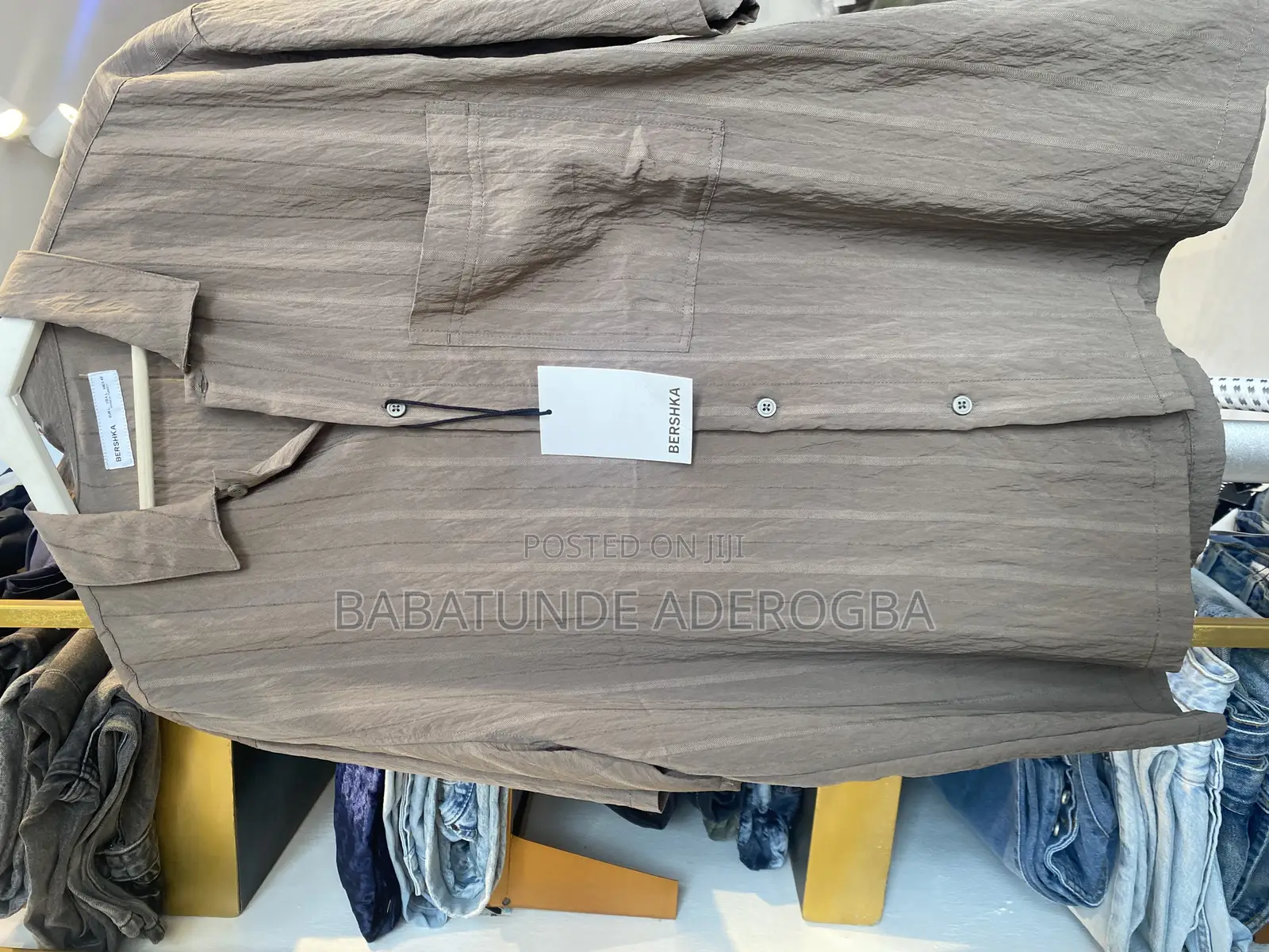 Bershka Brown Shirt