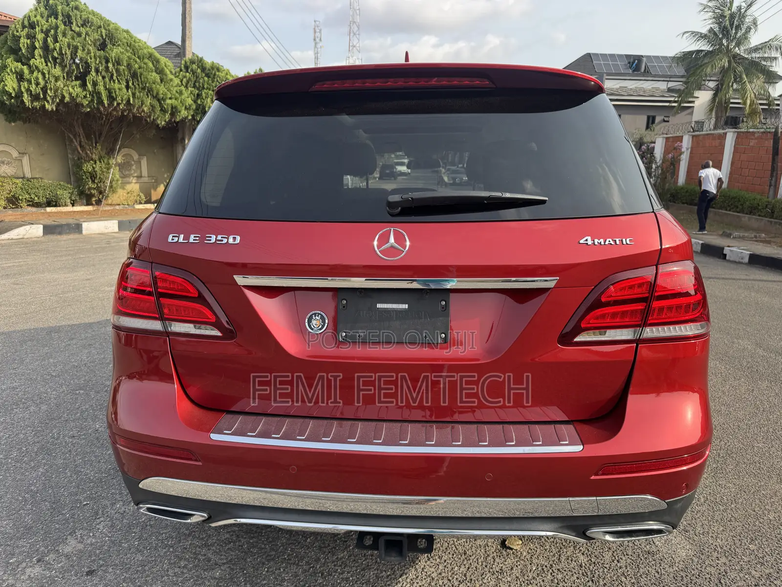 Mercedes-Benz GLE-Class GLE 550 4MATIC 2018 Red