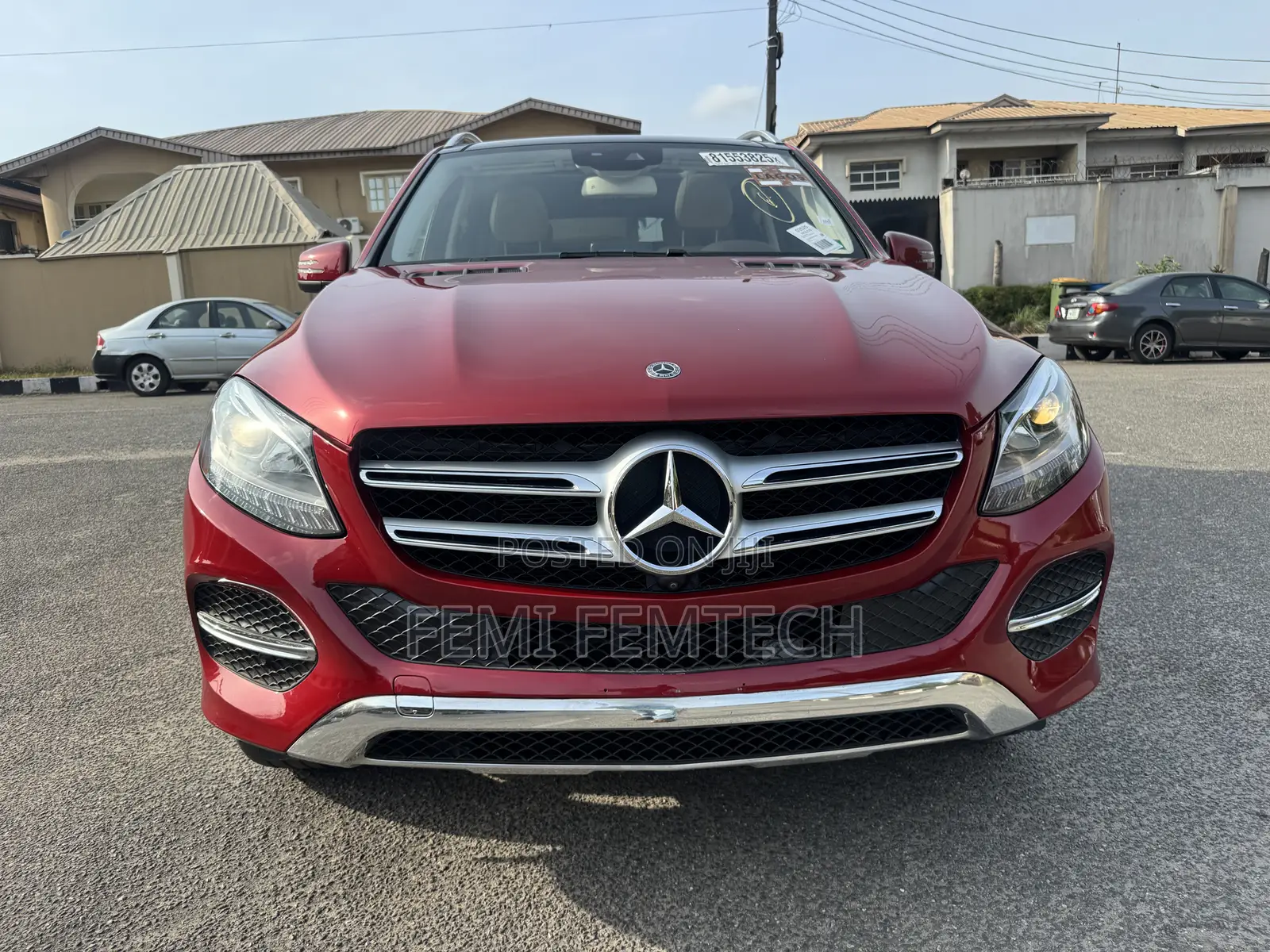 Mercedes-Benz GLE-Class GLE 550 4MATIC 2018 Red