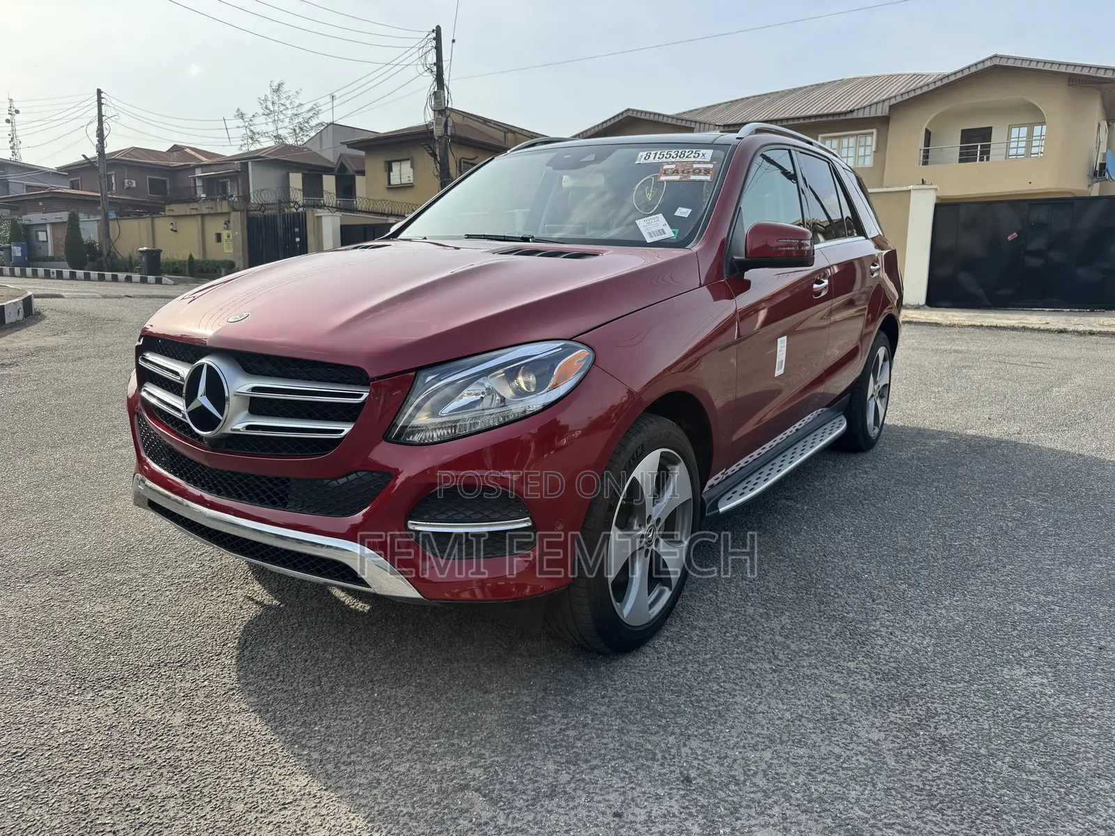 Mercedes-Benz GLE-Class GLE 550 4MATIC 2018 Red