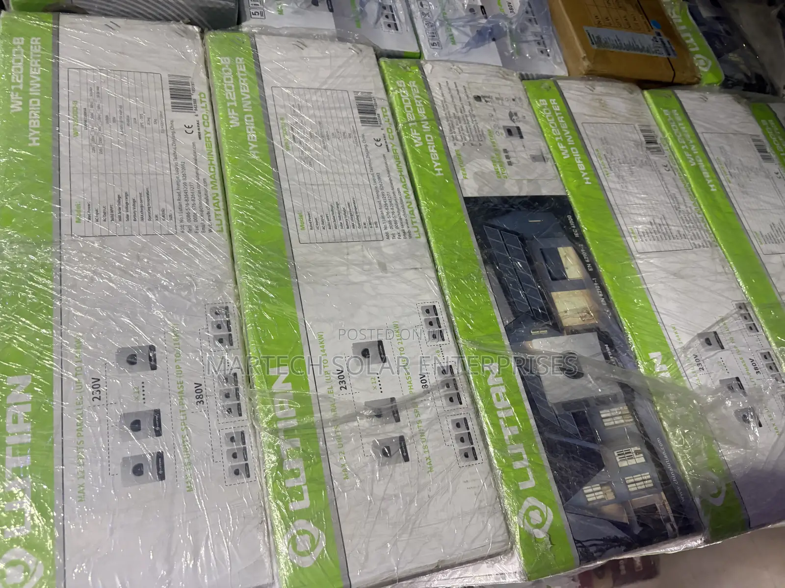 12kva Lutian Hybrid Single Phase Solar Inverter 48v System