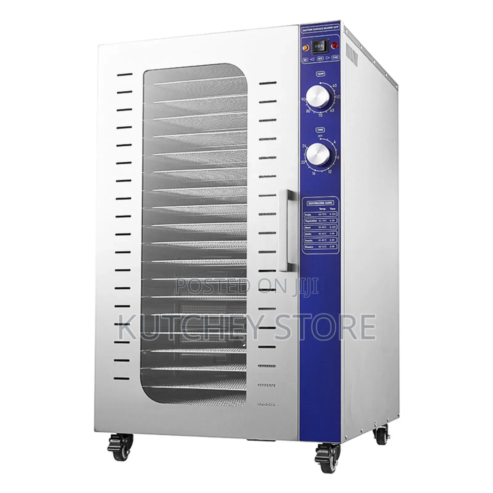 Raylux Industrial Powerdry 24 Trays (>24kg )Stainless Steel Dehydrator
