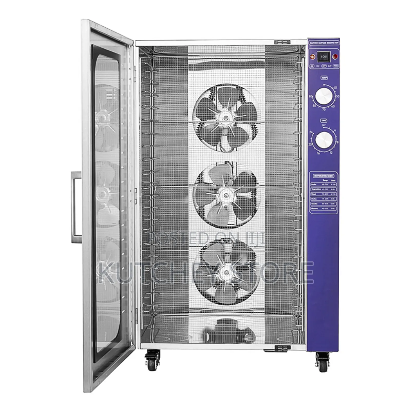 Raylux Industrial Powerdry 24 Trays (>24kg )Stainless Steel Dehydrator
