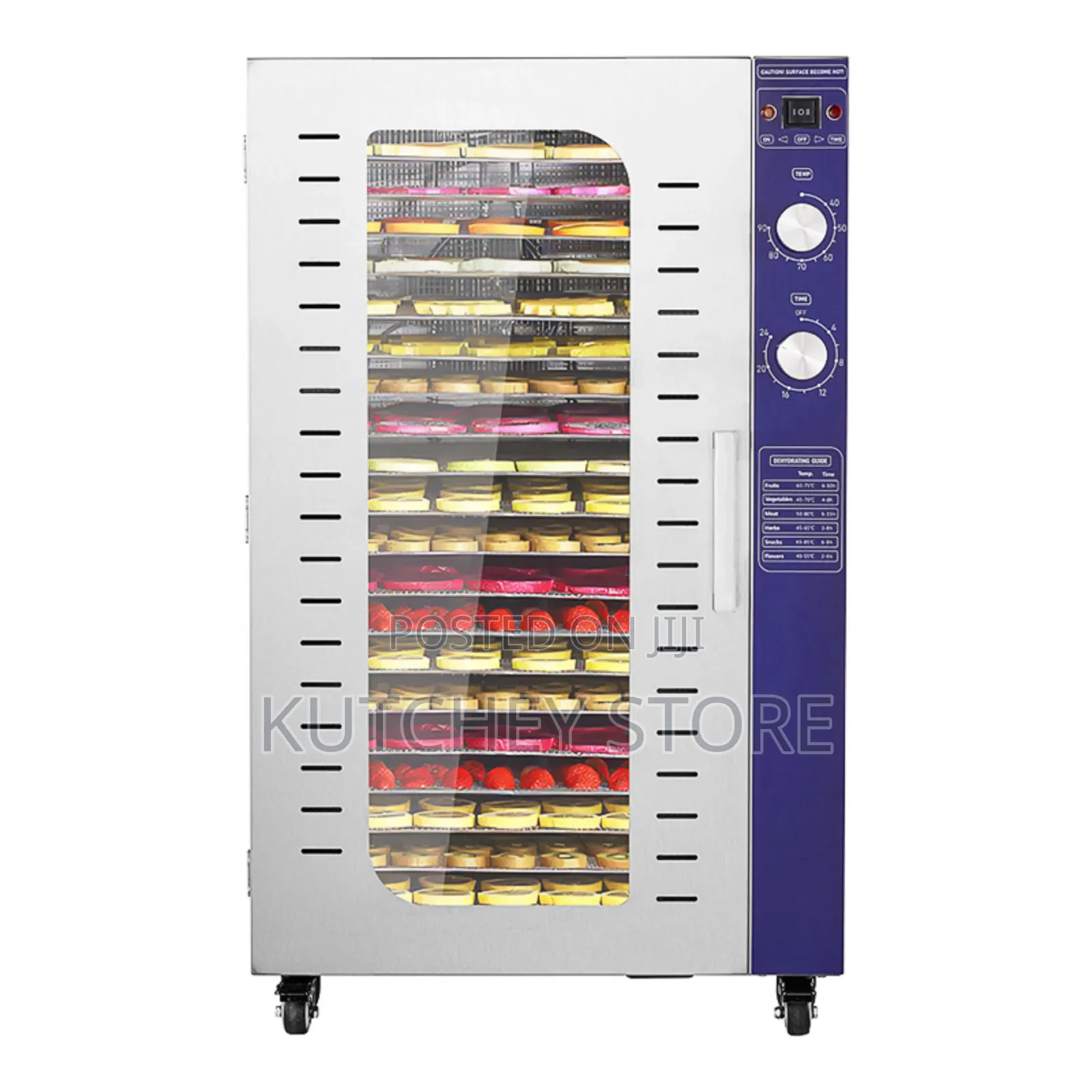 Raylux Industrial Powerdry 24 Trays (>24kg )Stainless Steel Dehydrator