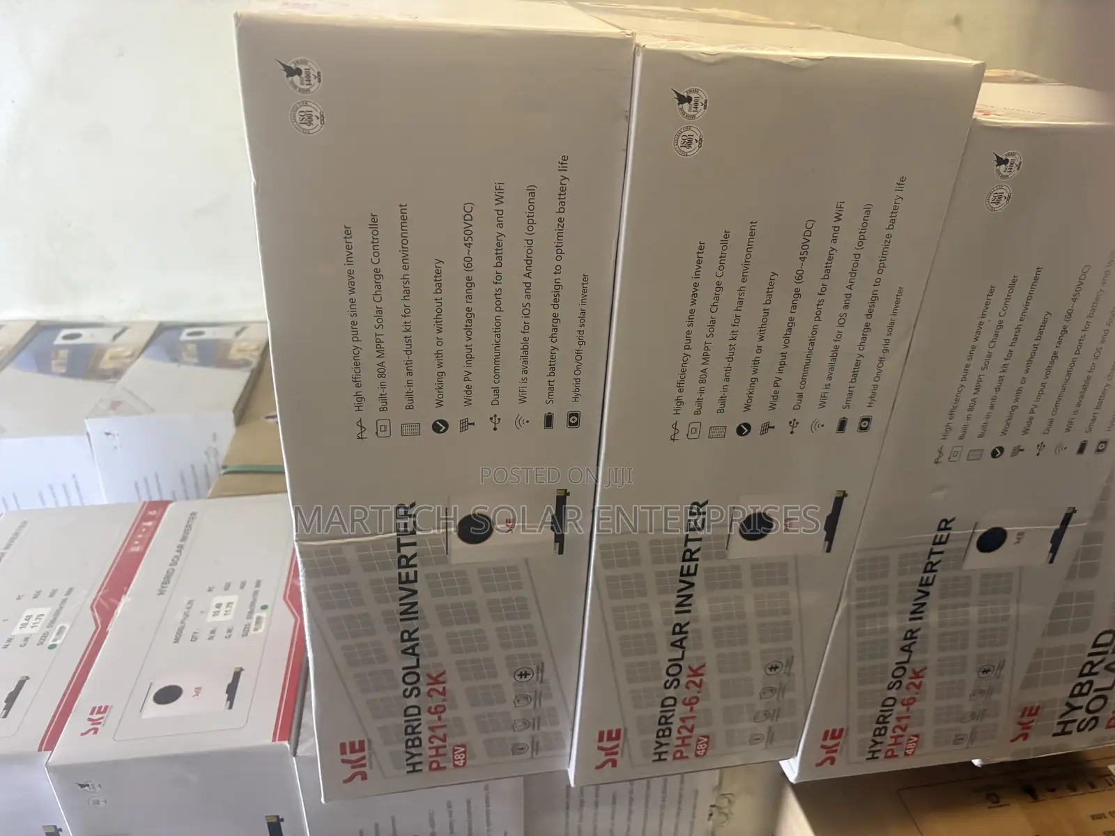 6.2kva Ske Hybrid Solar Inverter 48v System With Wifi
