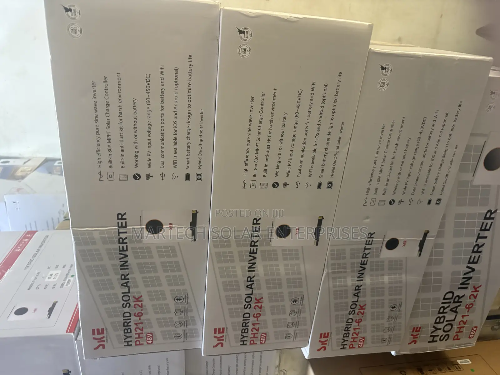 6.2kva Ske Hybrid Solar Inverter 48v System With Wifi