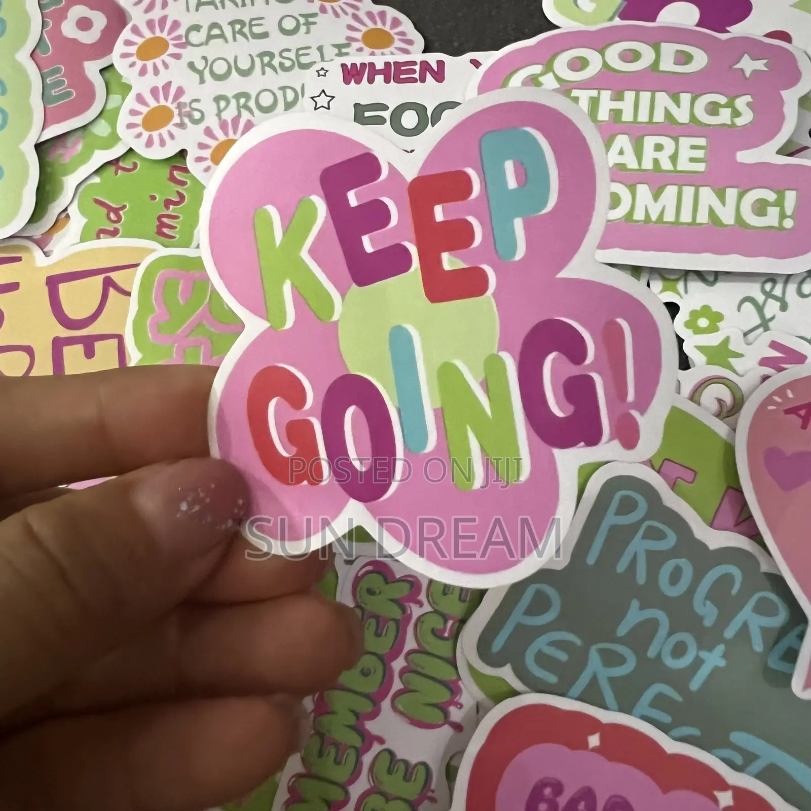 100 Pieces Girly Self Esteem Stickers Positive Vibe Sticks Slef Love