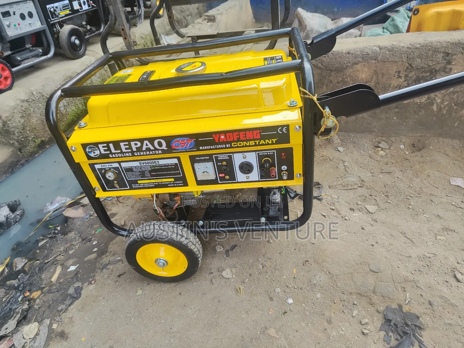 Used 3kva Key Starter Elepaq Generator