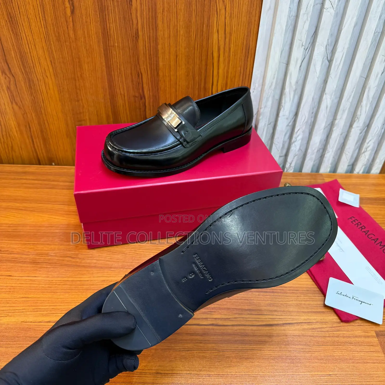 Luxury Update  Salvatore Ferragamo New Vara Buckle Moccasin.