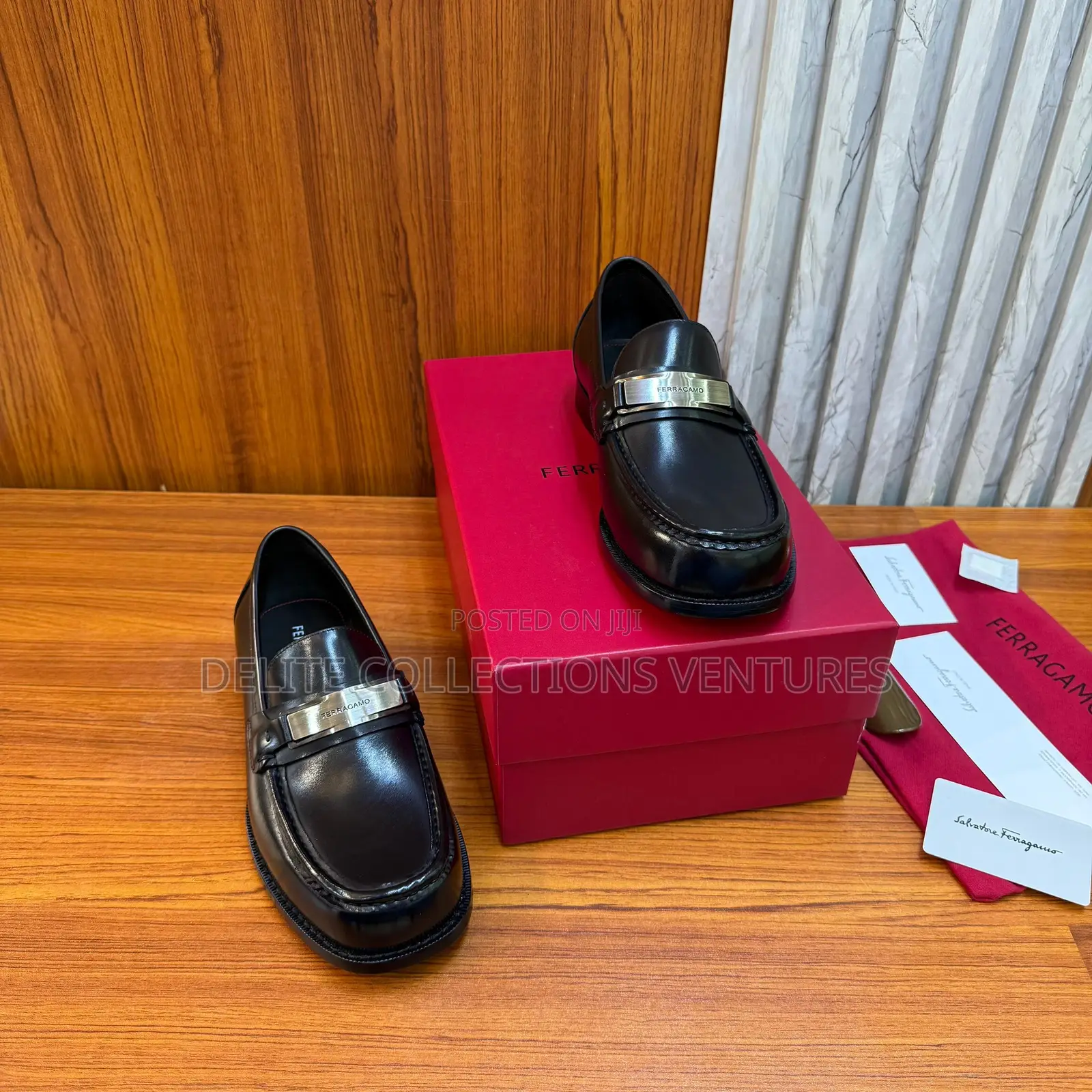 Luxury Update  Salvatore Ferragamo New Vara Buckle Moccasin.