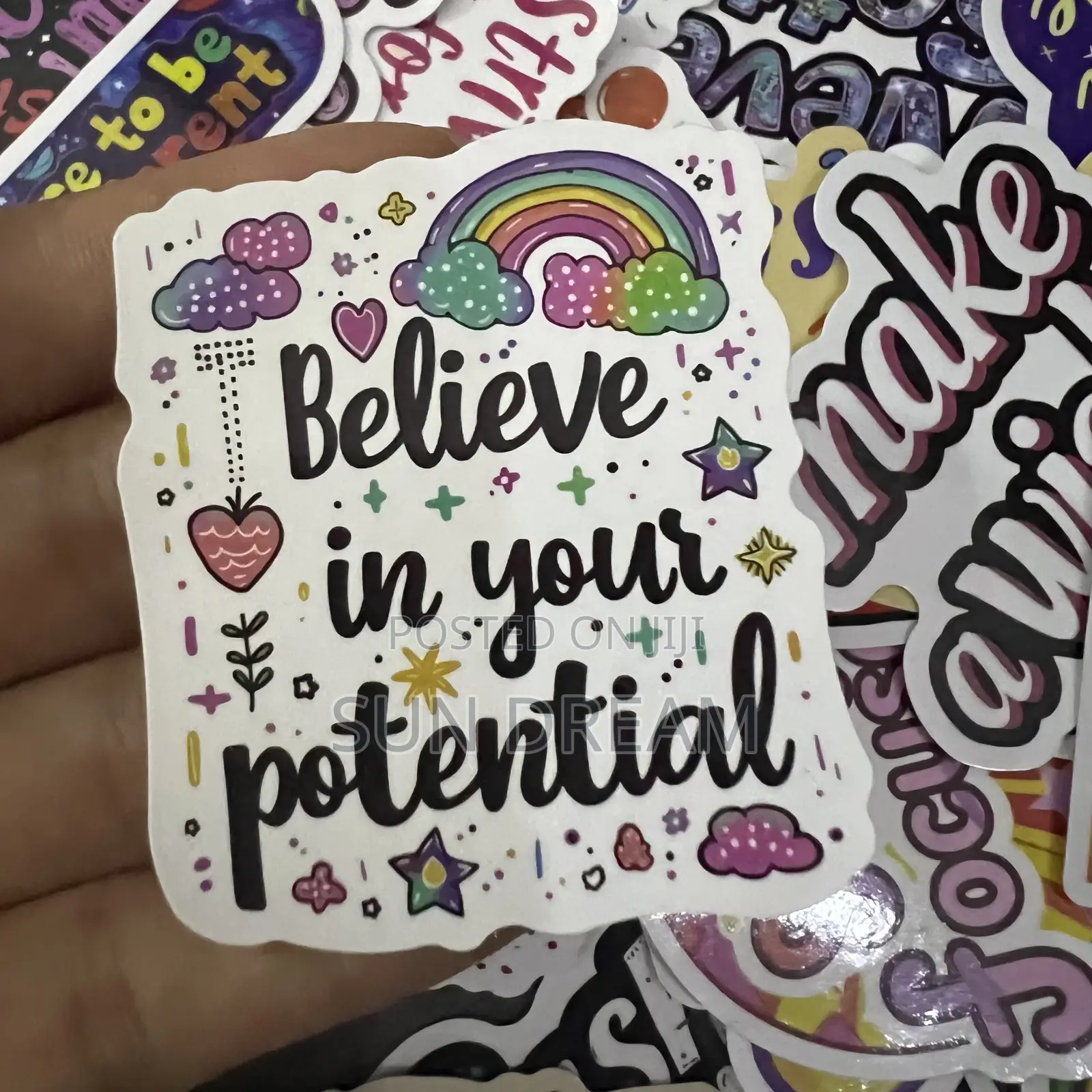 50 Pieces Self Esteem Stickers Self Confidence Sticker