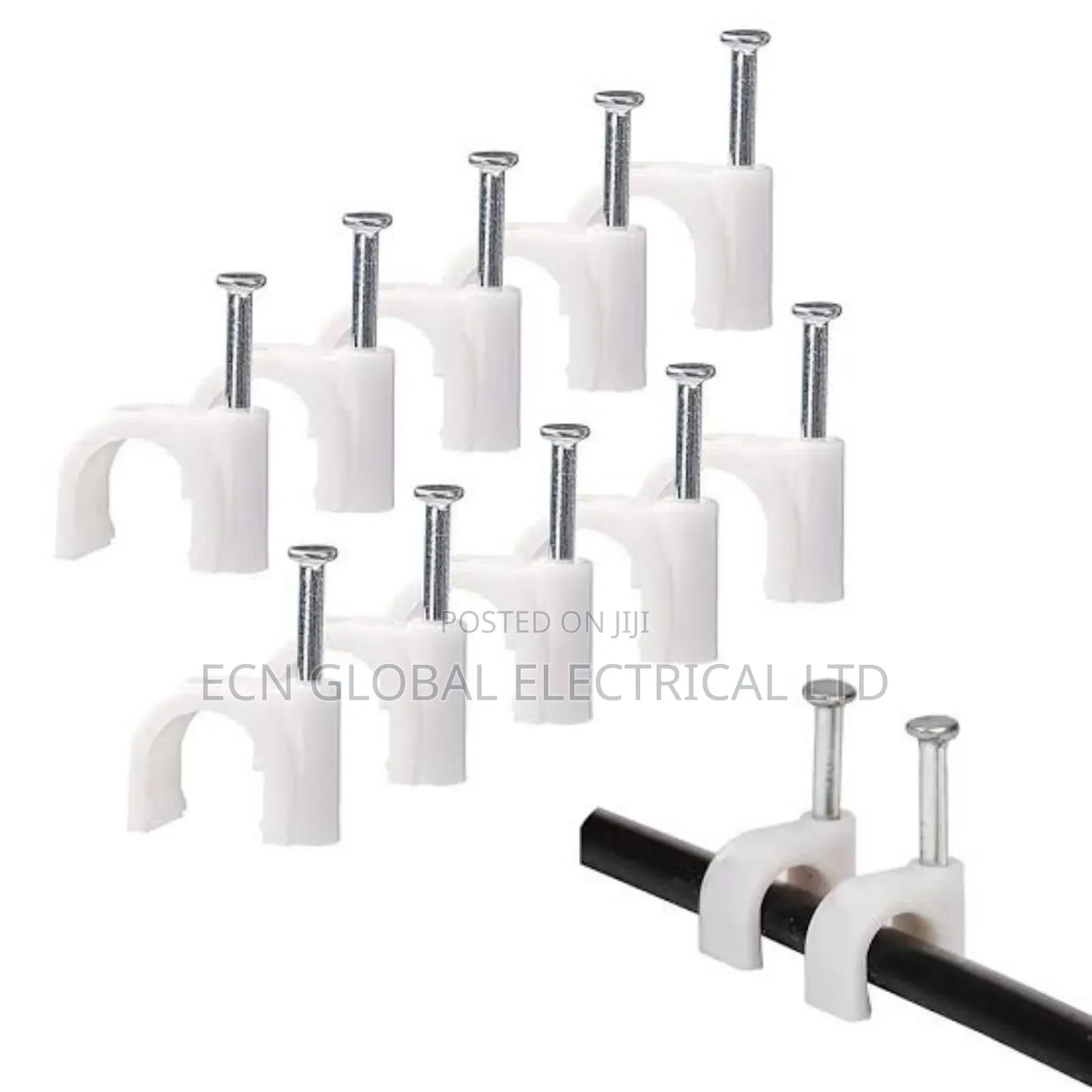 Tower Flat Plastic Cable Clips (1.5mm – 32mm) – Strong Wire Holders