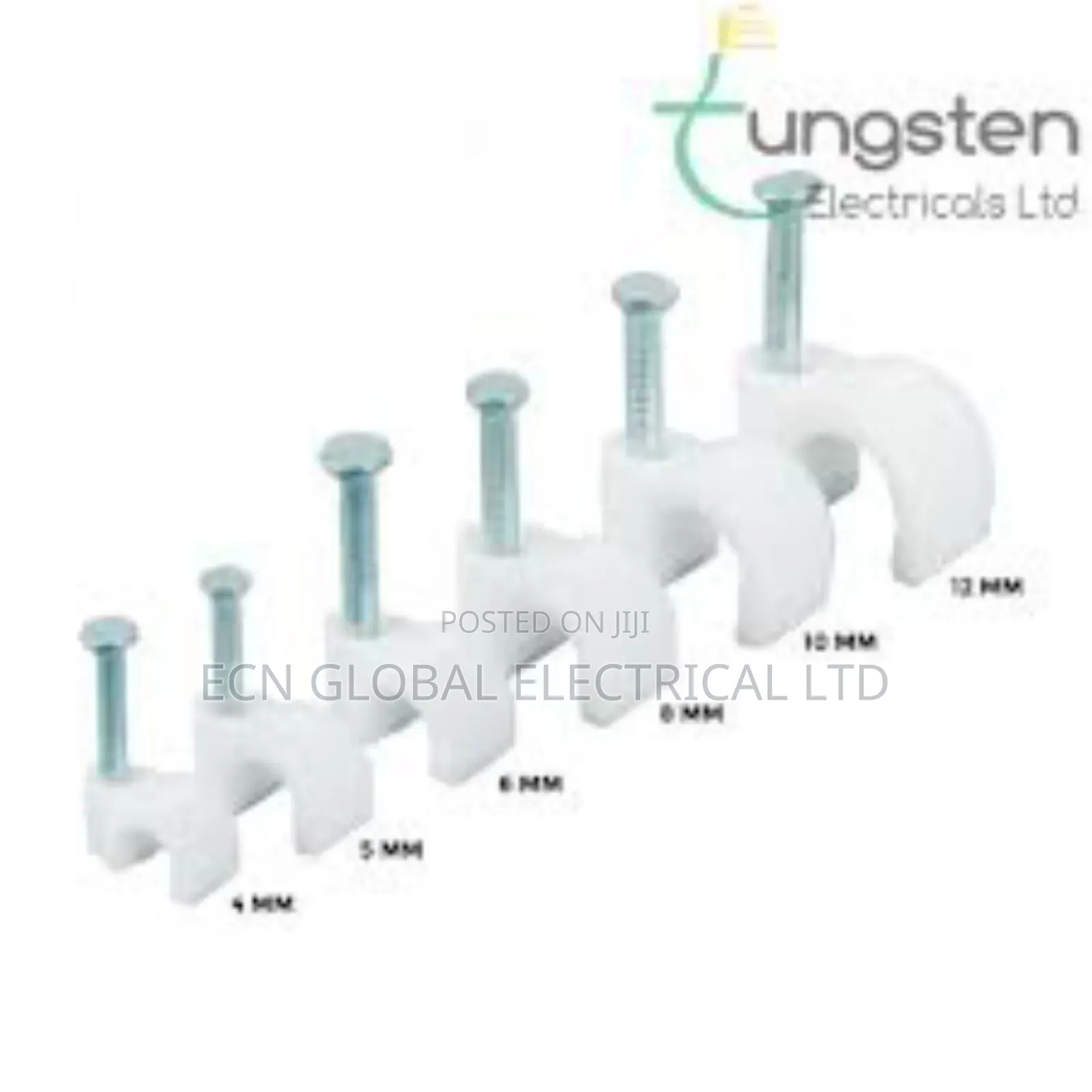 Tower Flat Plastic Cable Clips (1.5mm – 32mm) – Strong Wire Holders