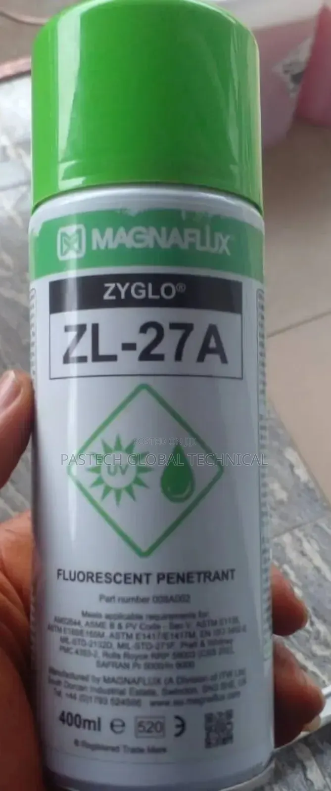 Magnaflux Zyglo Zl-27a Fluorescent Penetrant