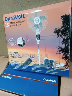 Duravolt 16” 4-in-1 Rechargeable Fan