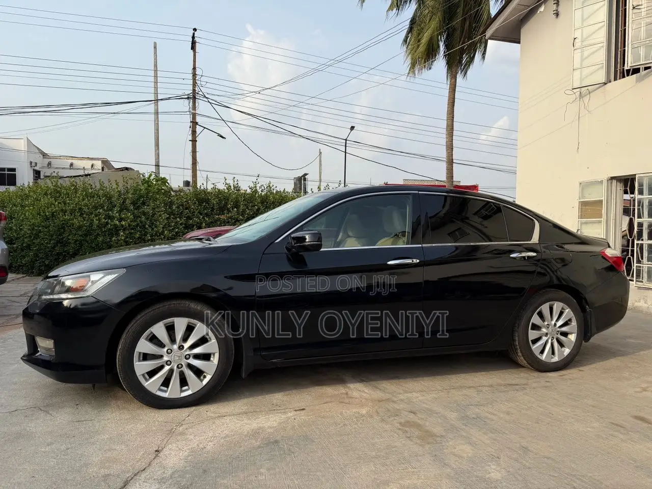 Honda Accord EX-L V-6 4dr Sedan w/Navigation (3.5L 6cyl 6A) 2014 Black