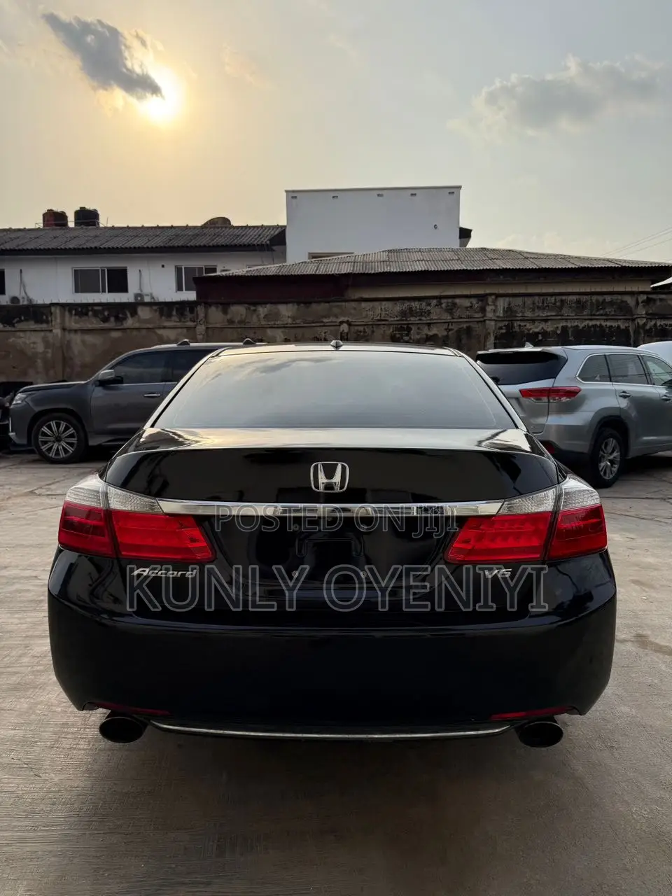 Honda Accord EX-L V-6 4dr Sedan w/Navigation (3.5L 6cyl 6A) 2014 Black