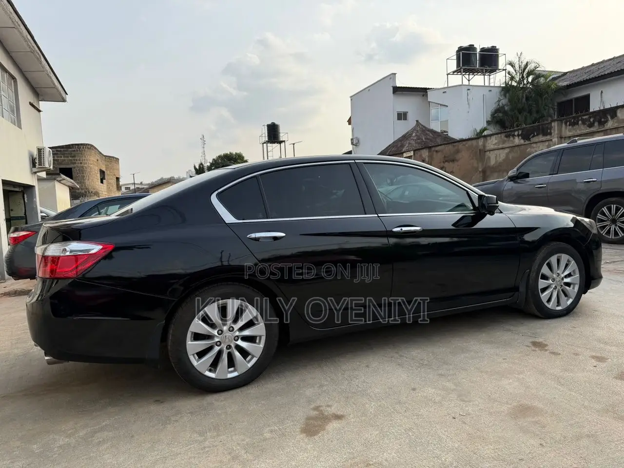 Honda Accord EX-L V-6 4dr Sedan w/Navigation (3.5L 6cyl 6A) 2014 Black