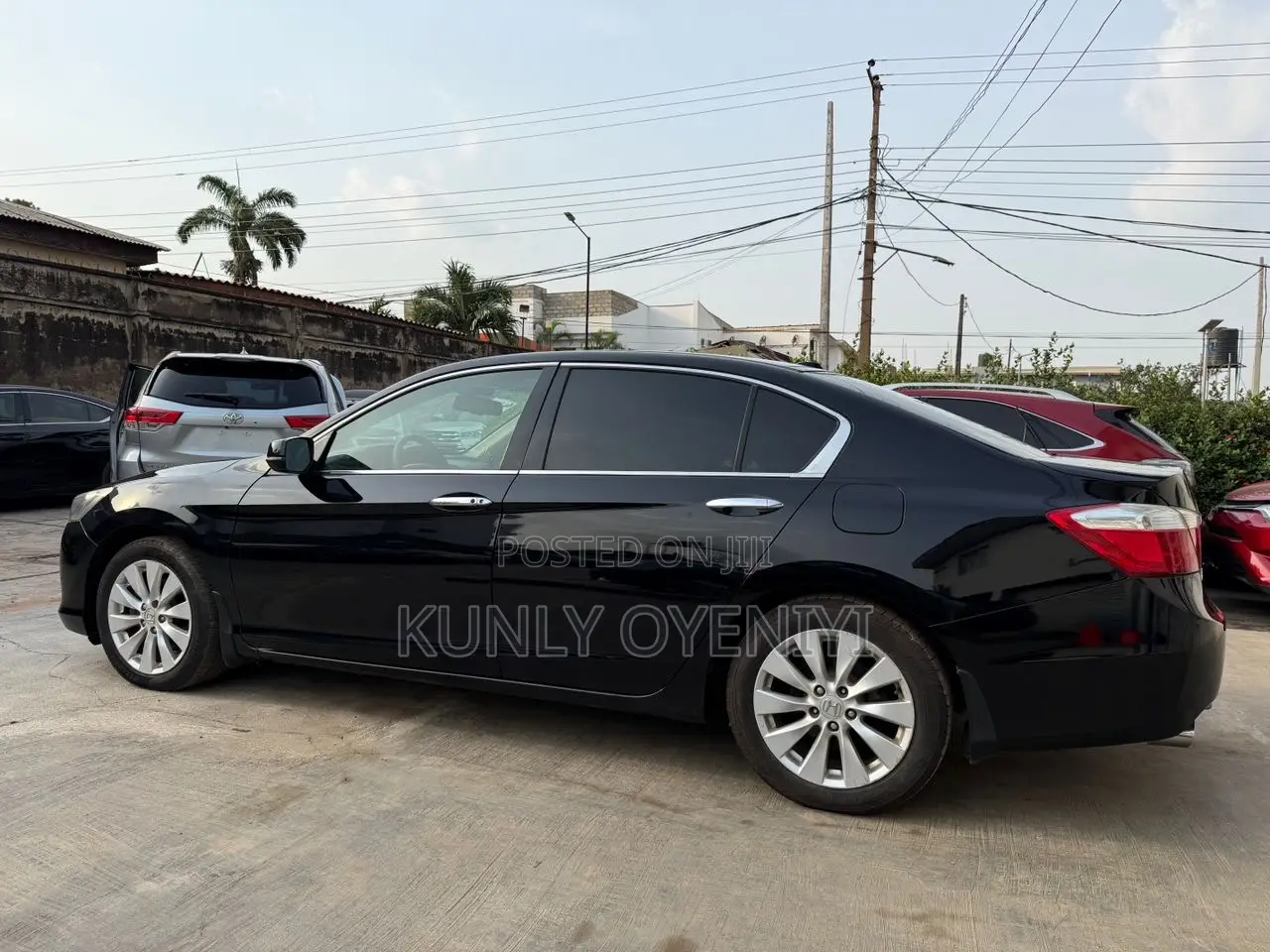 Honda Accord EX-L V-6 4dr Sedan w/Navigation (3.5L 6cyl 6A) 2014 Black
