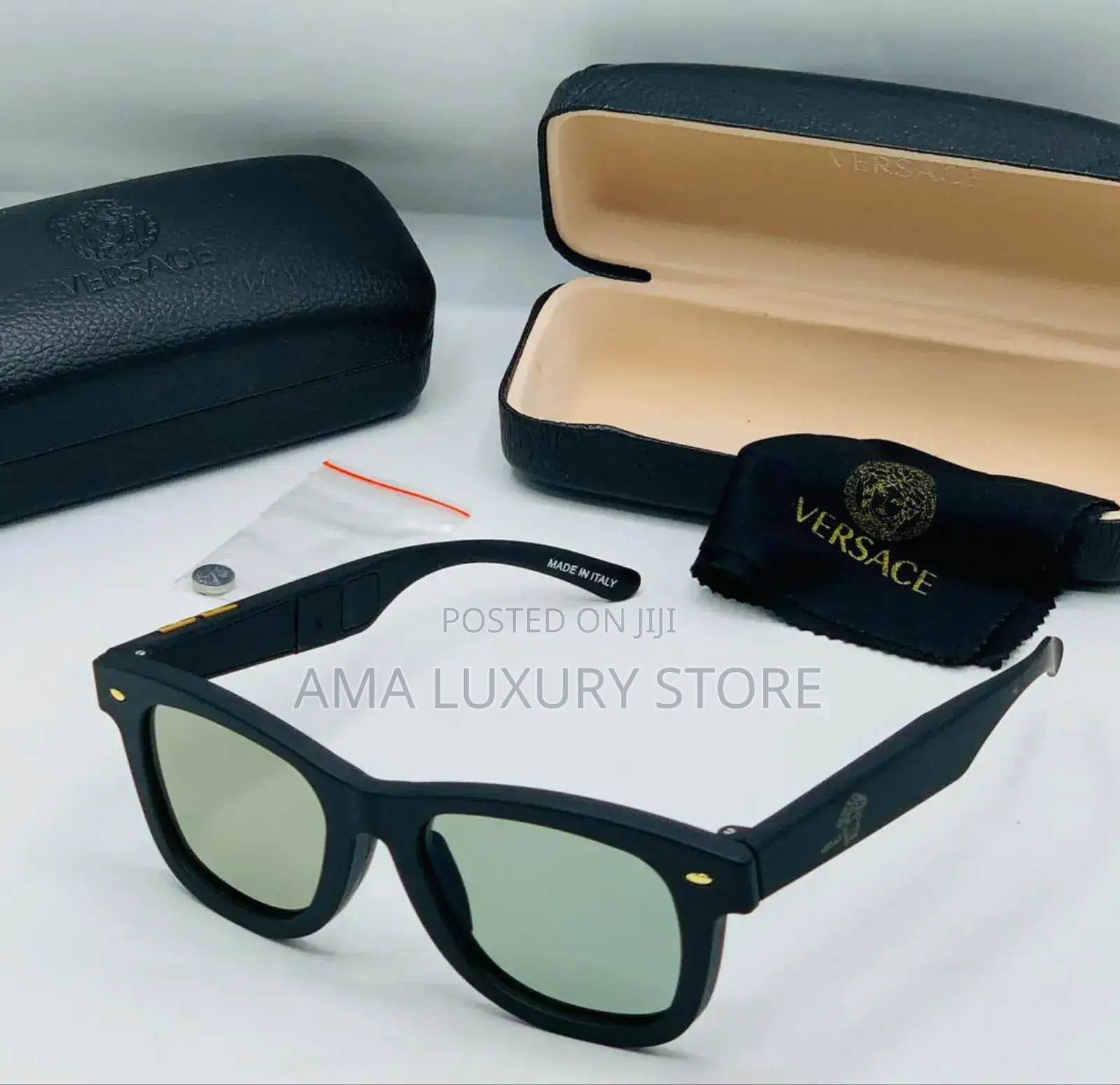 Versace Luxury Battery Powered Colour Changing Lenses Glasses