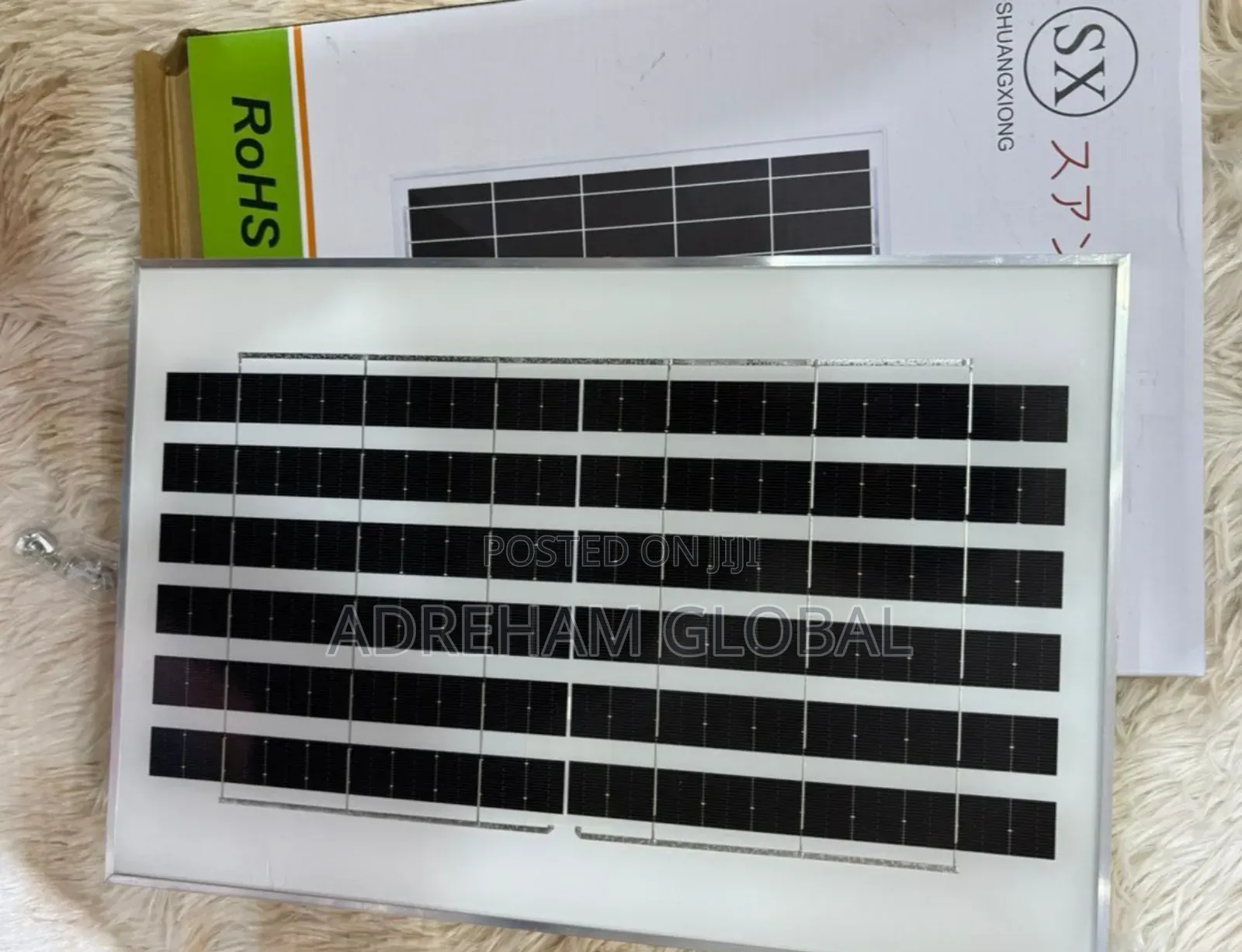 Solar Panel With Multiple Plugs to Charge Your Bulbs,Fan,Radio,Phones